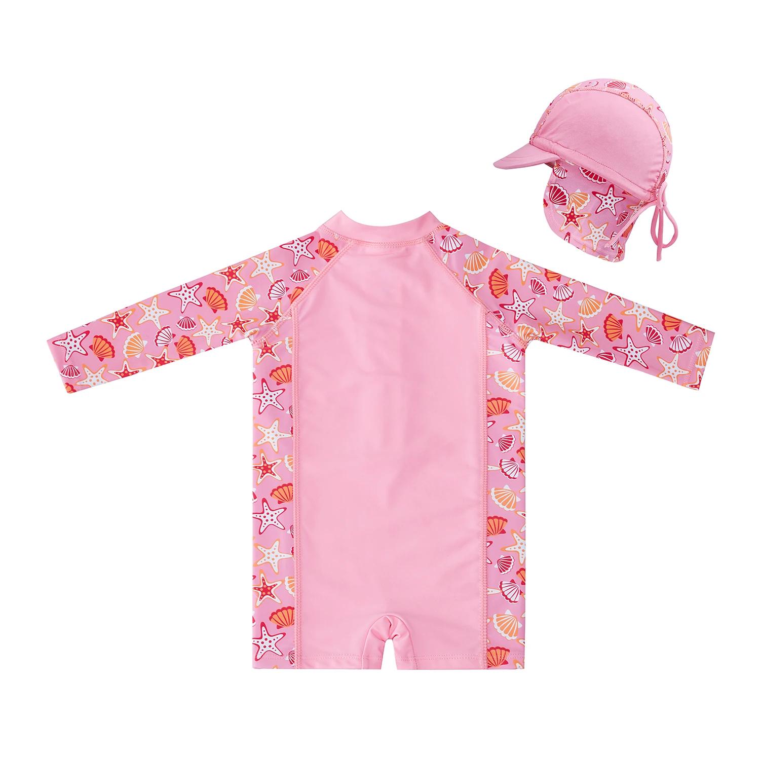 2 Big Softies 2pc Swimsuit & Hat, Starfish PINK STARFISH, 2 of 6