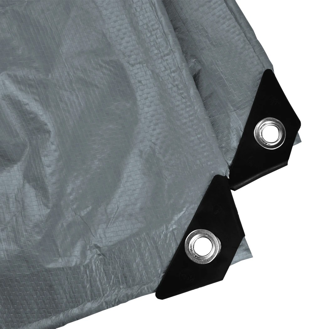 4 Mountview Heavy Duty Waterproof Poly Tarpaulin Camping Cover, 4 of 8