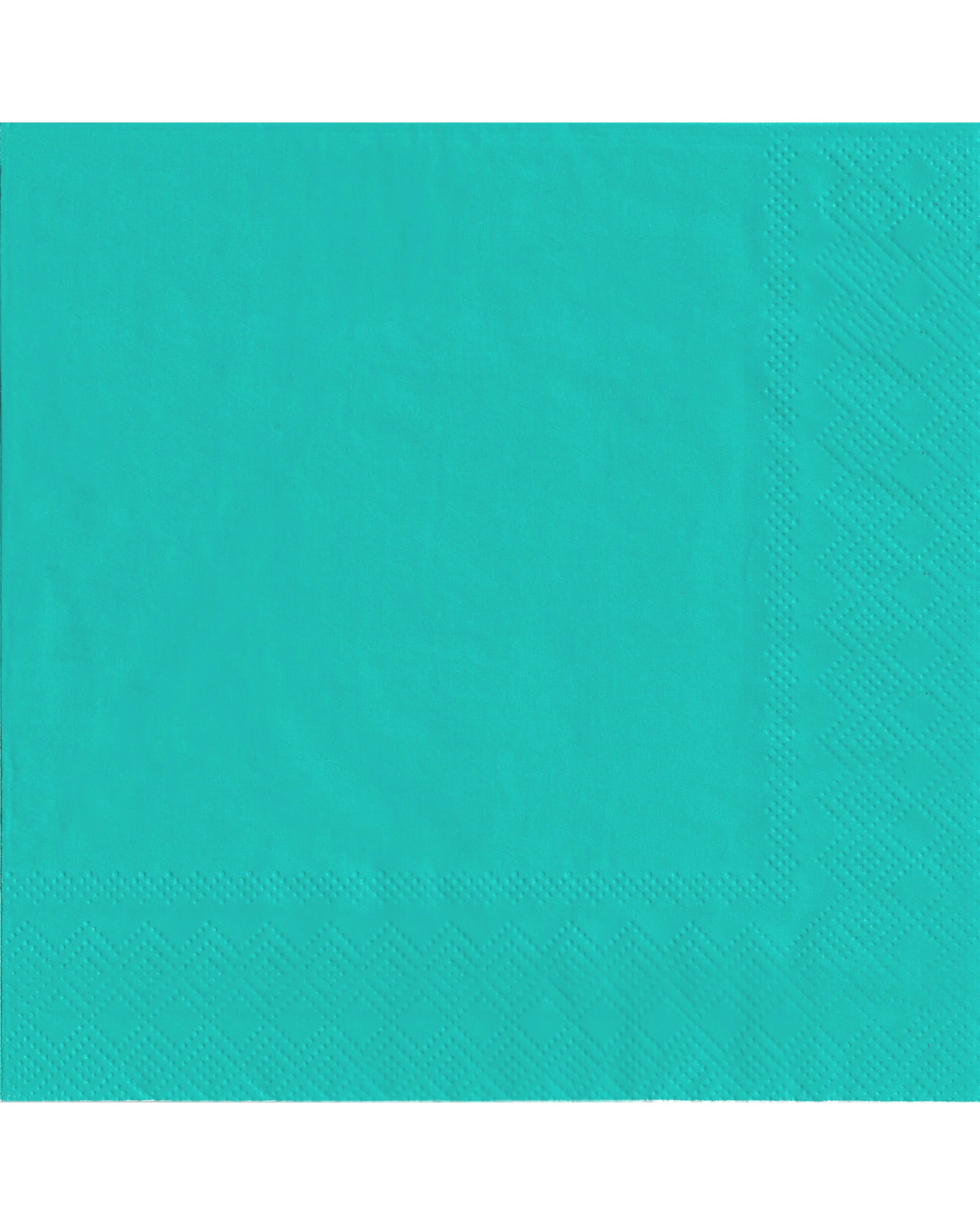 1 Meteor Teal Large Napkins Serviettes Pack of 20 - Green, 1 of 1