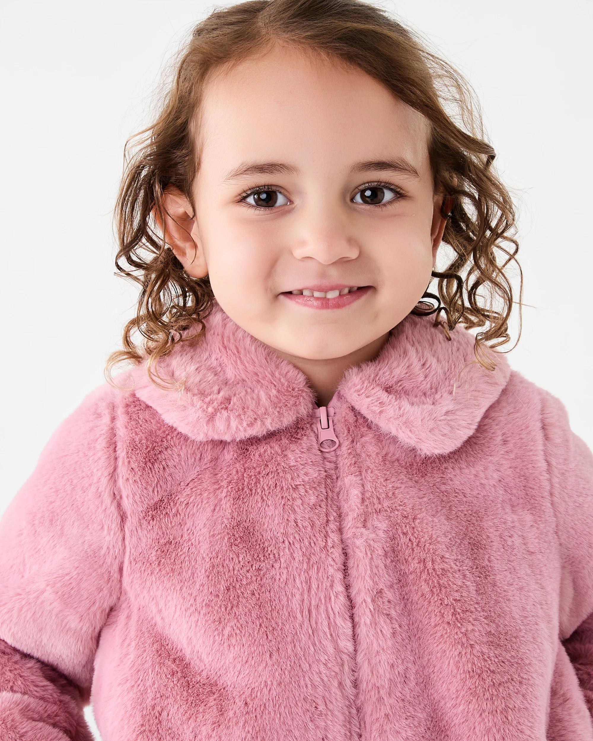 4 Faux Fur Jacket Fox Pink, 4 of 8