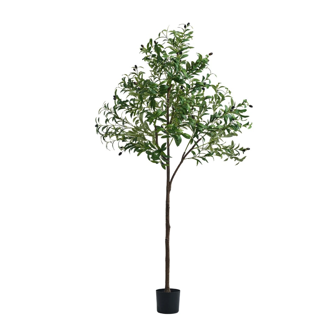 1 Livsip 180cm Artificial Olive Tree Lifelike Faux Potted Plant - Green, 1 of 10