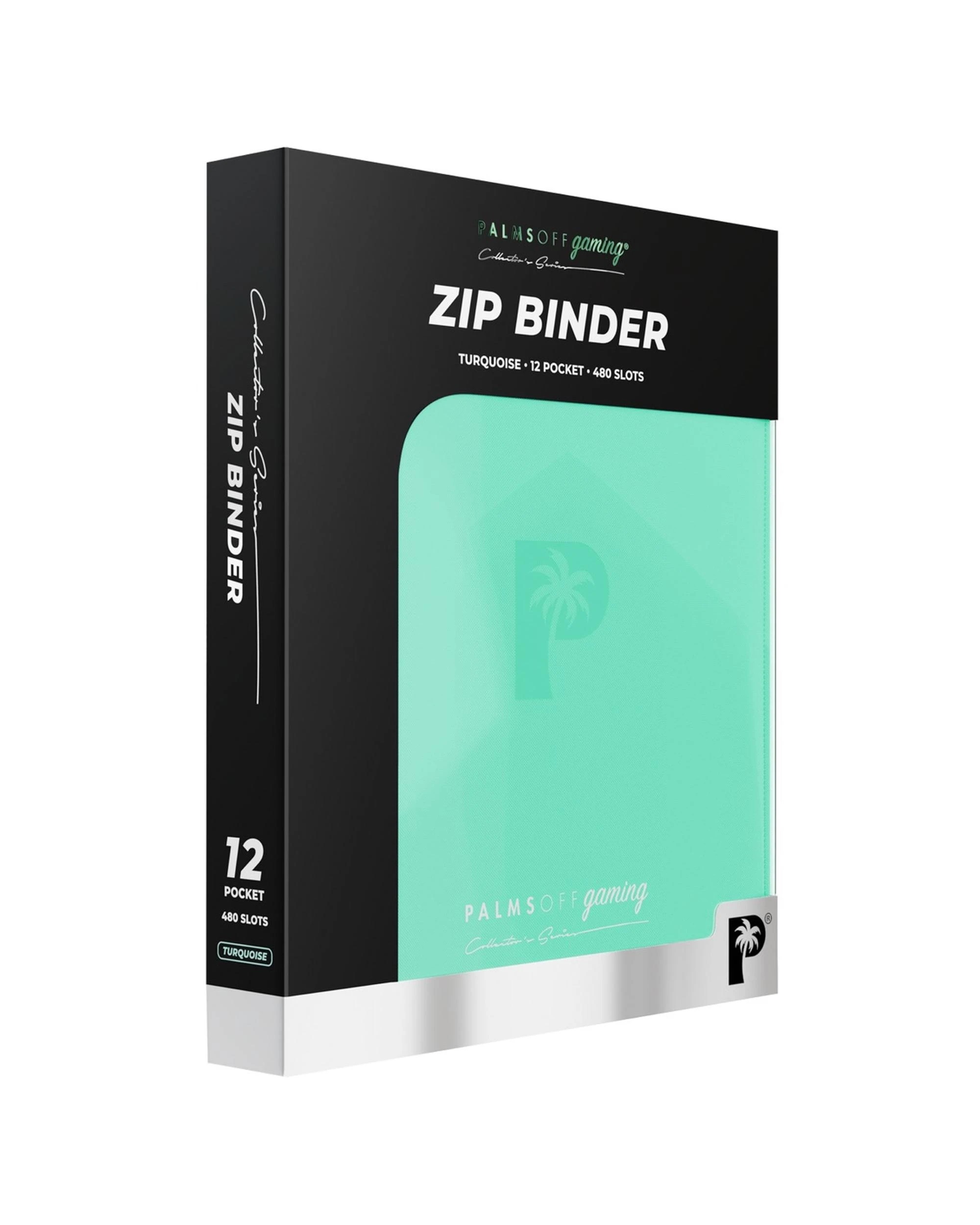 8 Palms Off Gaming Collector's Series 12 Pocket Zip Binder - Turquoise - Multi, 8 of 8