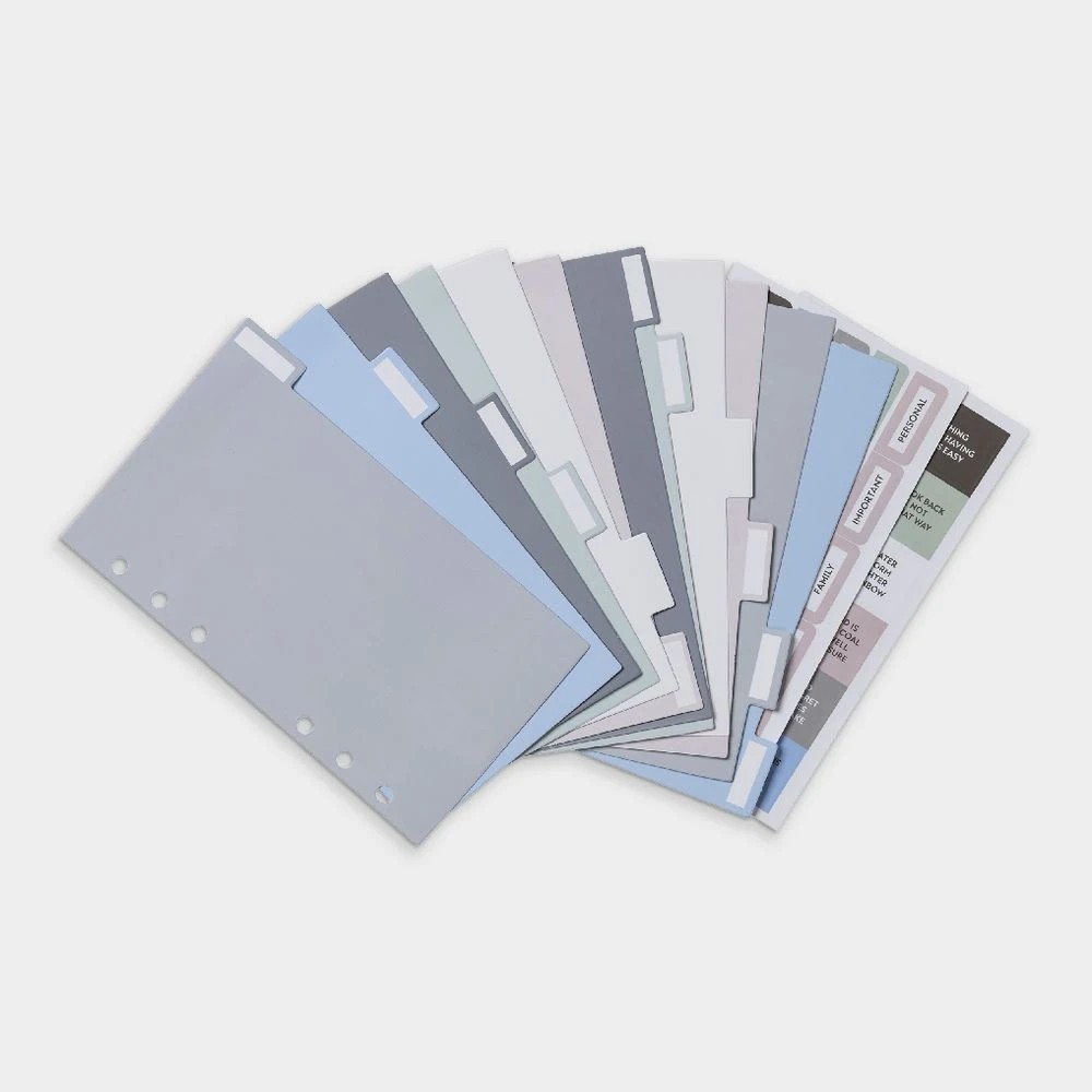 2 Otto Personal Time Planner Tab Dividers 12 Pack Pastel, 2 of 3