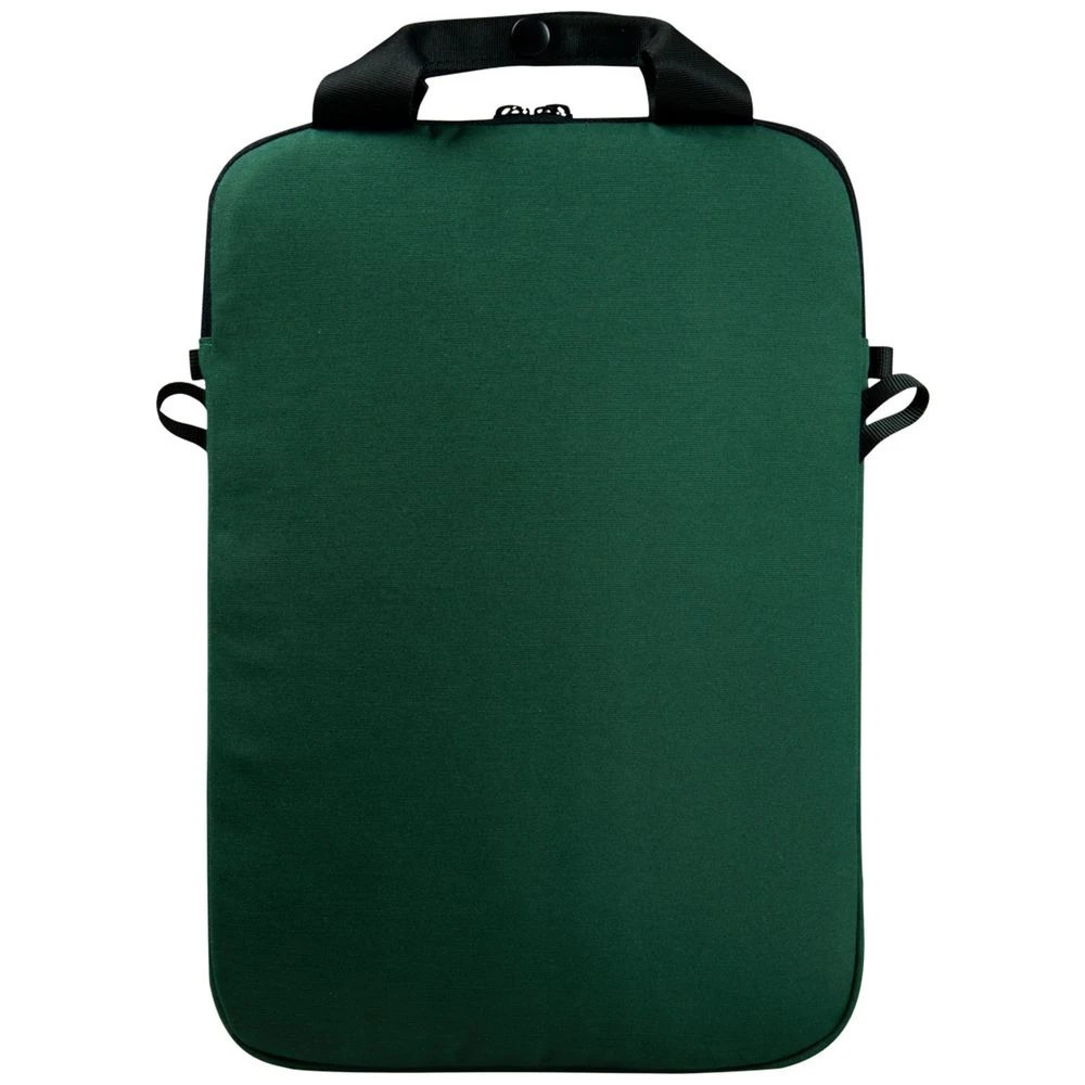 2 Otto Vertical 14" Laptop Sleeve Green w shoulder strap, 2 of 5