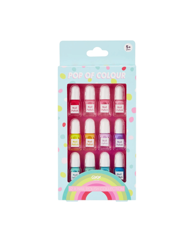 OXX Junior 12 Piece Nail Polish Collection - Pop of Co