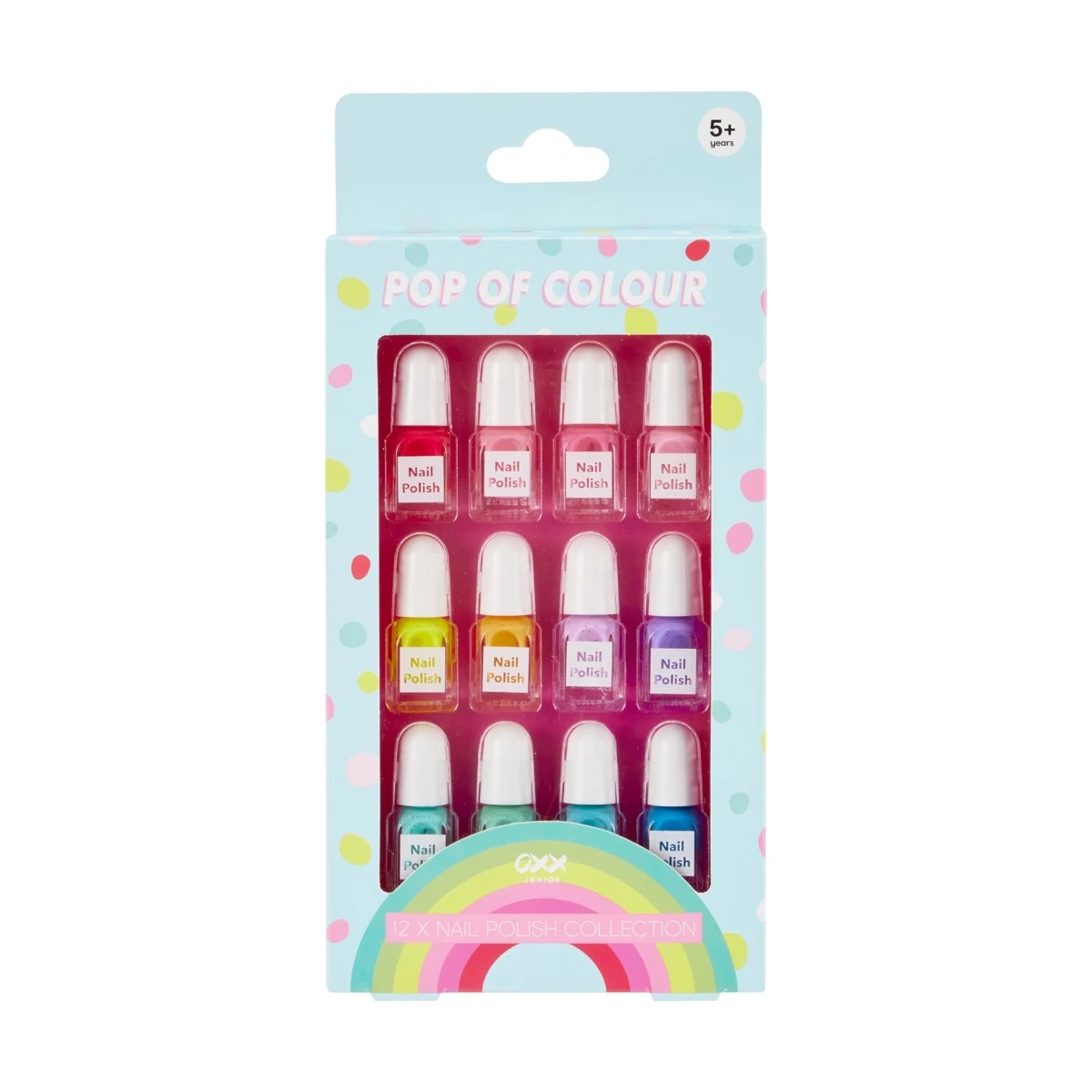 1 OXX Junior 12 Piece Nail Polish Collection - Pop of Colour, 1 of 6