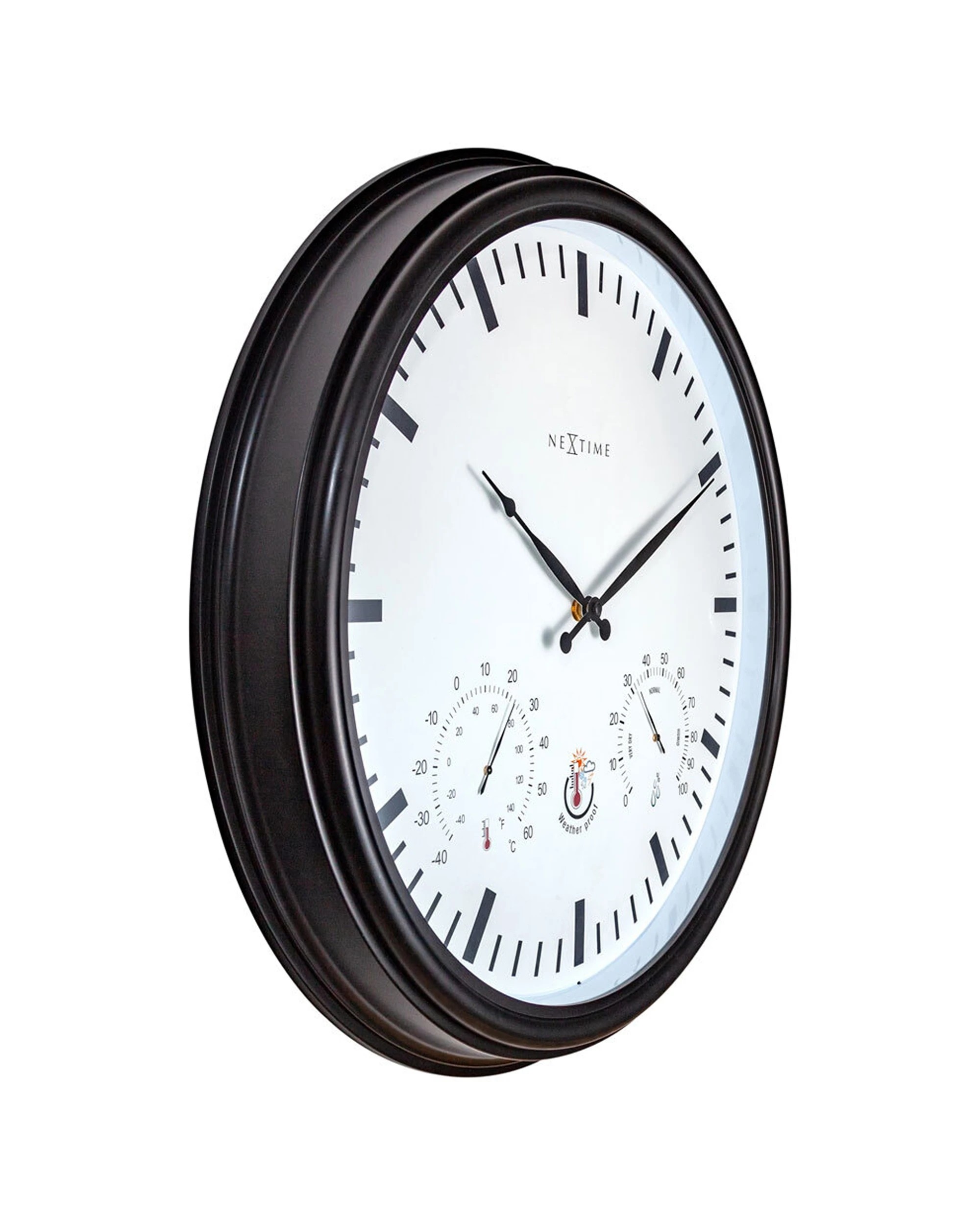 2 NexTime Outdoor Wall Clock Sunflower Design 50.8cm - Multi, 2 of 5