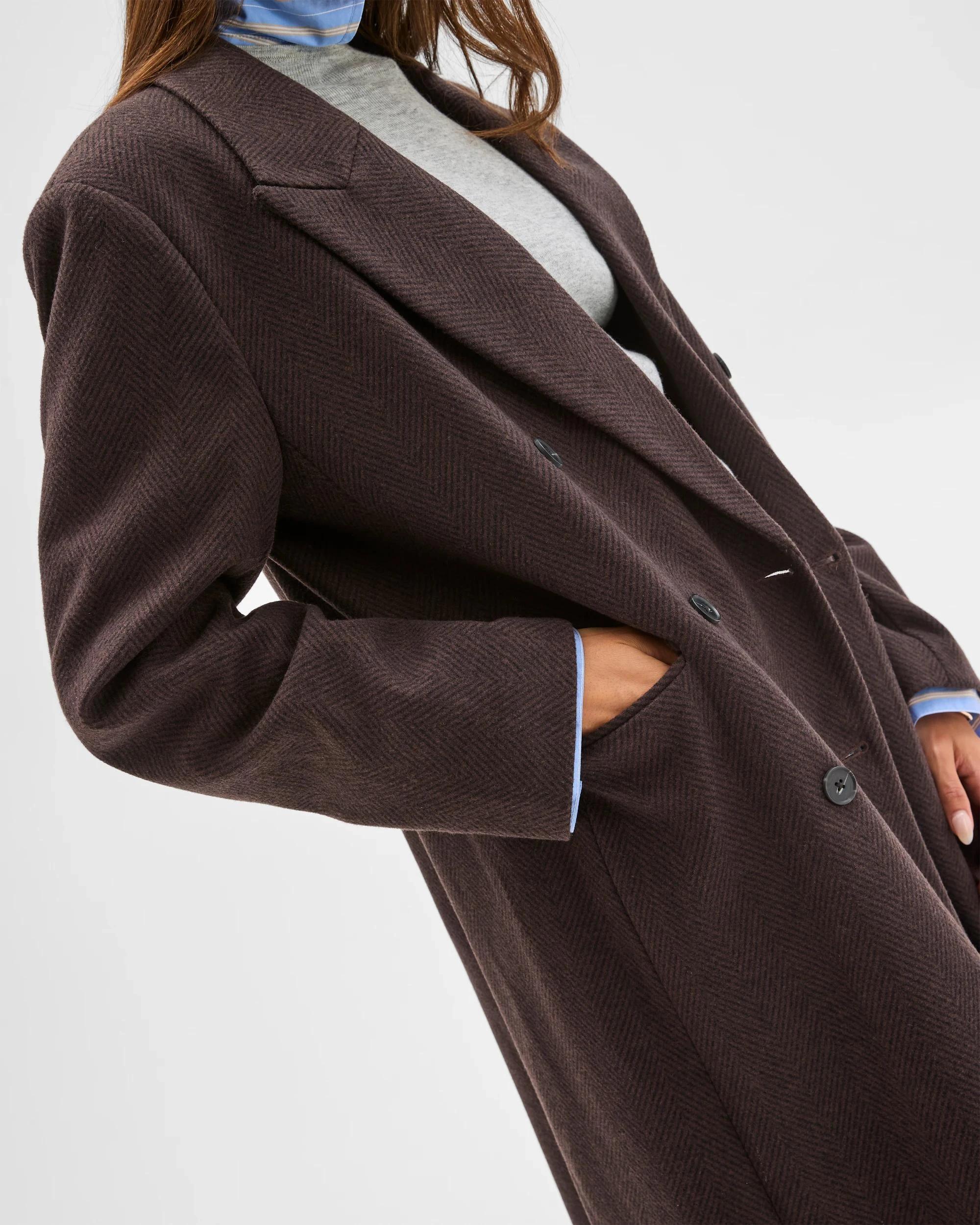 6 Lily Loves Winter Coat HERRINGBONE, 6 of 7
