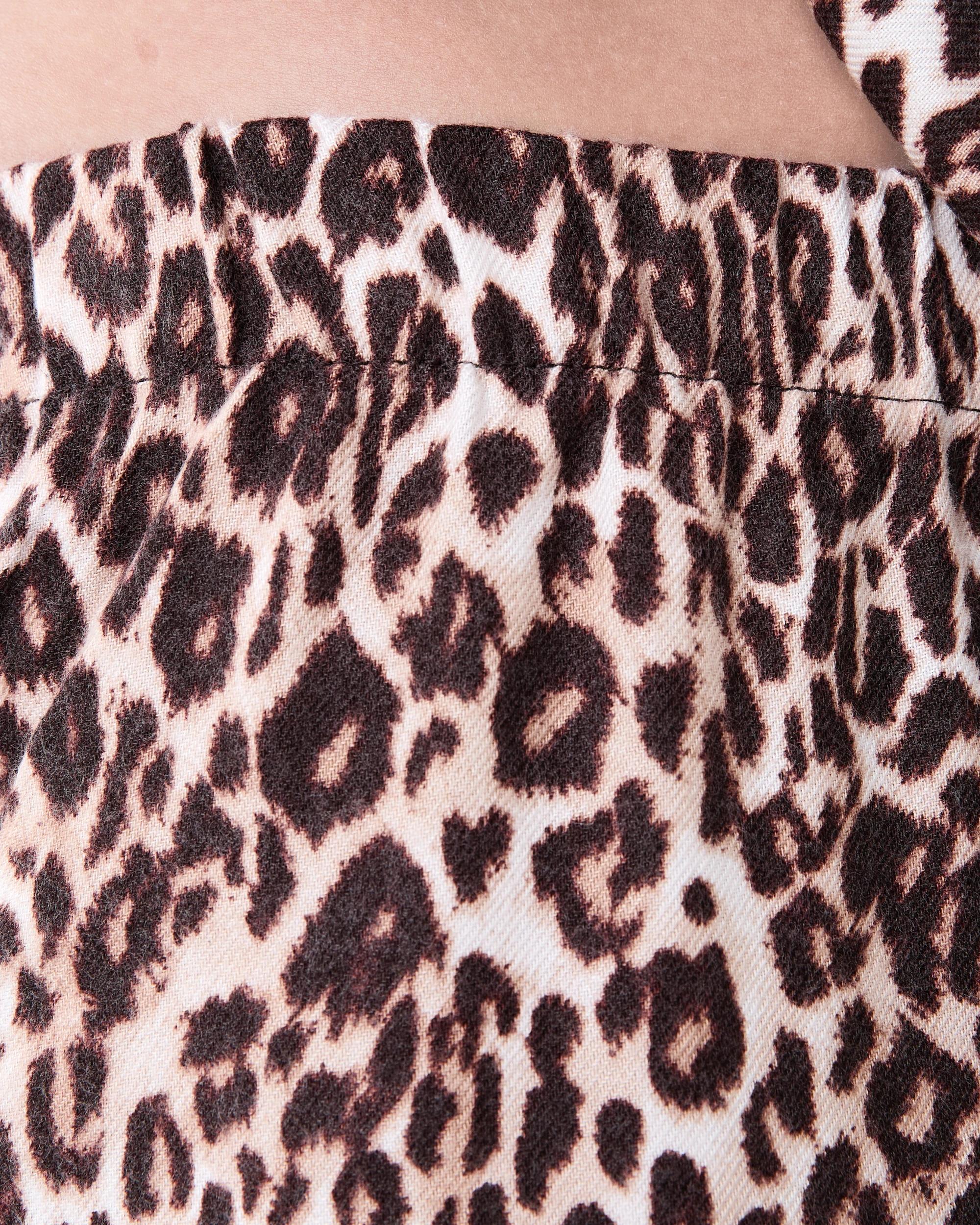 8 Classic Flannel Pyjama Set Leopard, 8 of 8