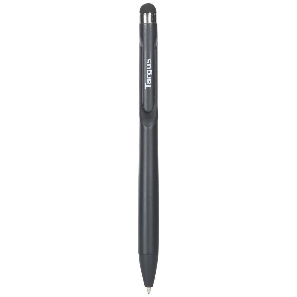 1 Targus 2-in-1 Antimicrobial Smooth Glide Stylus and Pen Black, 1 of 4