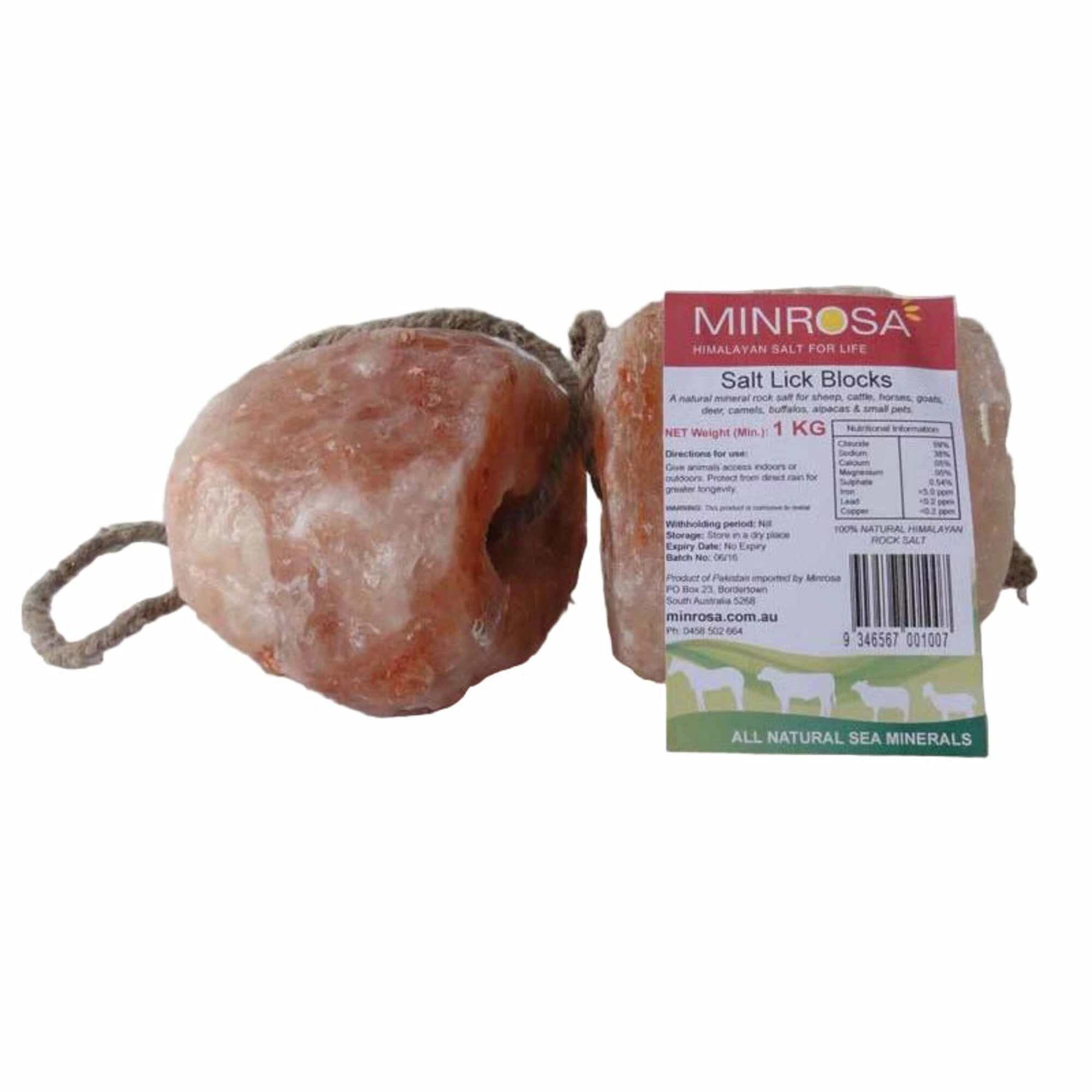 1 Minrosa Pet Salt Lick With Rope, 1 of 2