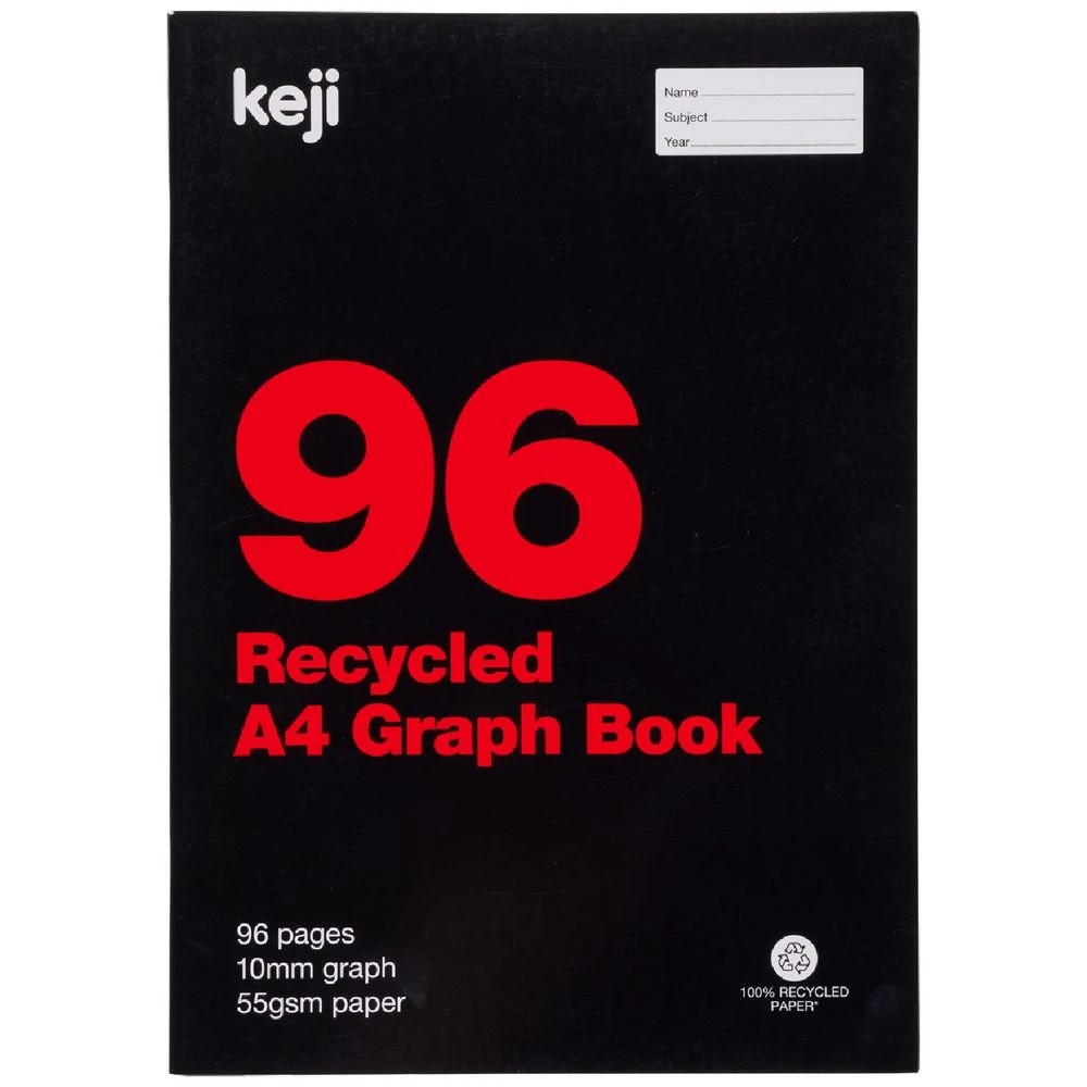 4 Keji A4 Graph Book 10mm 96 Page, 4 of 4