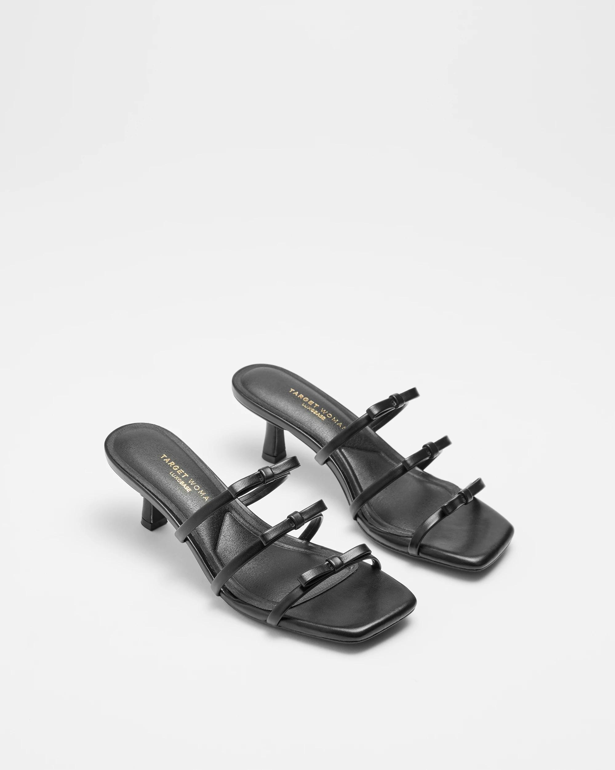 2 Target Womens Bow Kitten Heel - Harper BLACK, 2 of 3