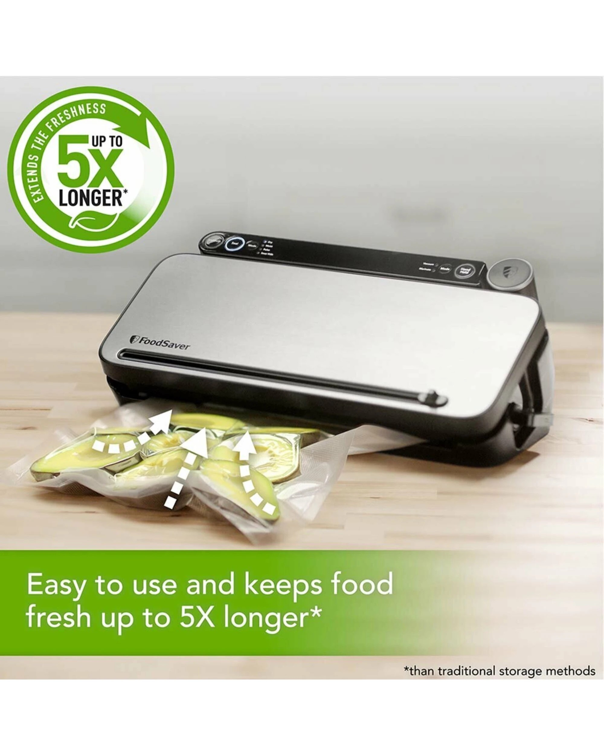 3 Foodsaver Controlled Multi-seal Vacuum Sealer - SILVER, 3 of 5