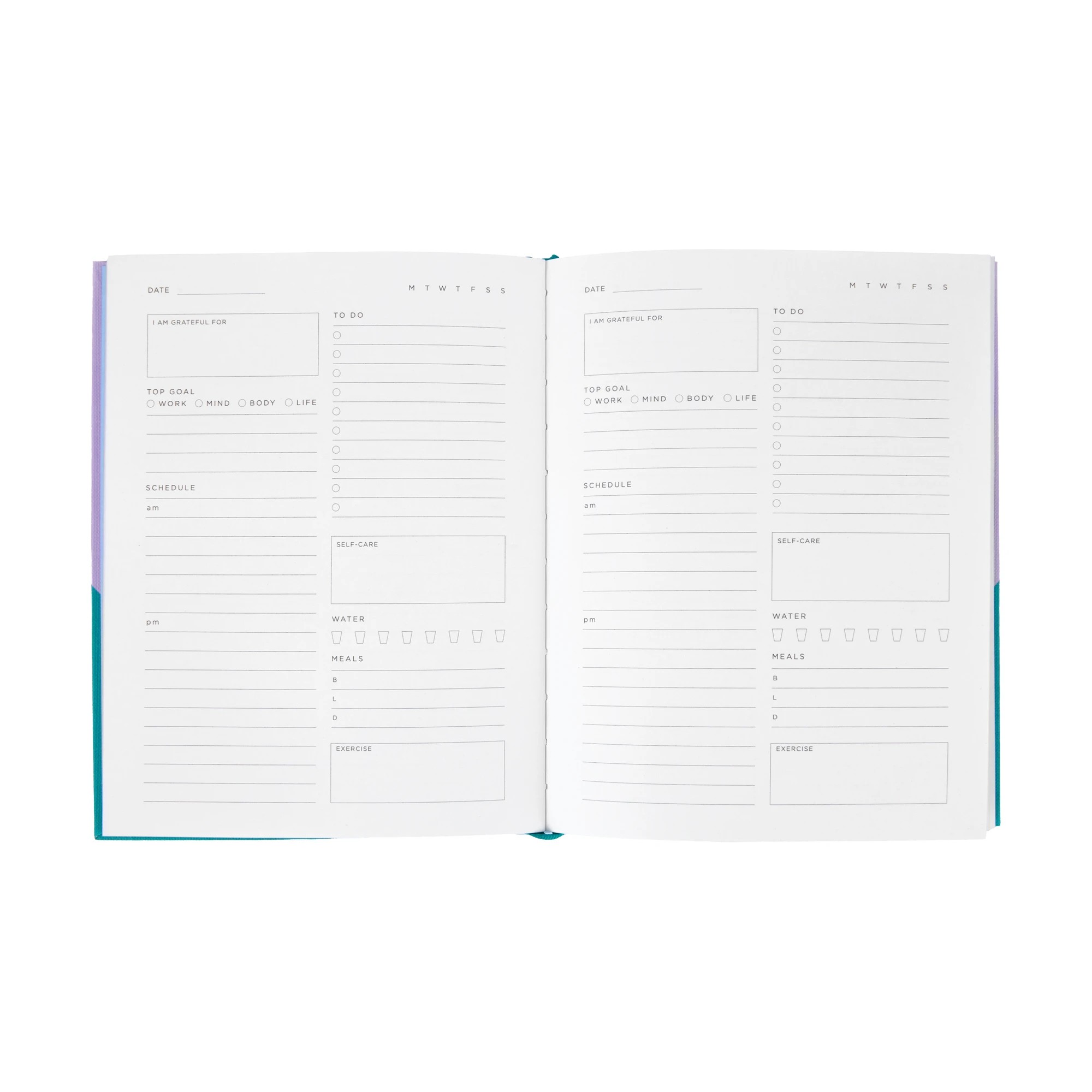 2 Daily Self Care A5 Journal, 2 of 5