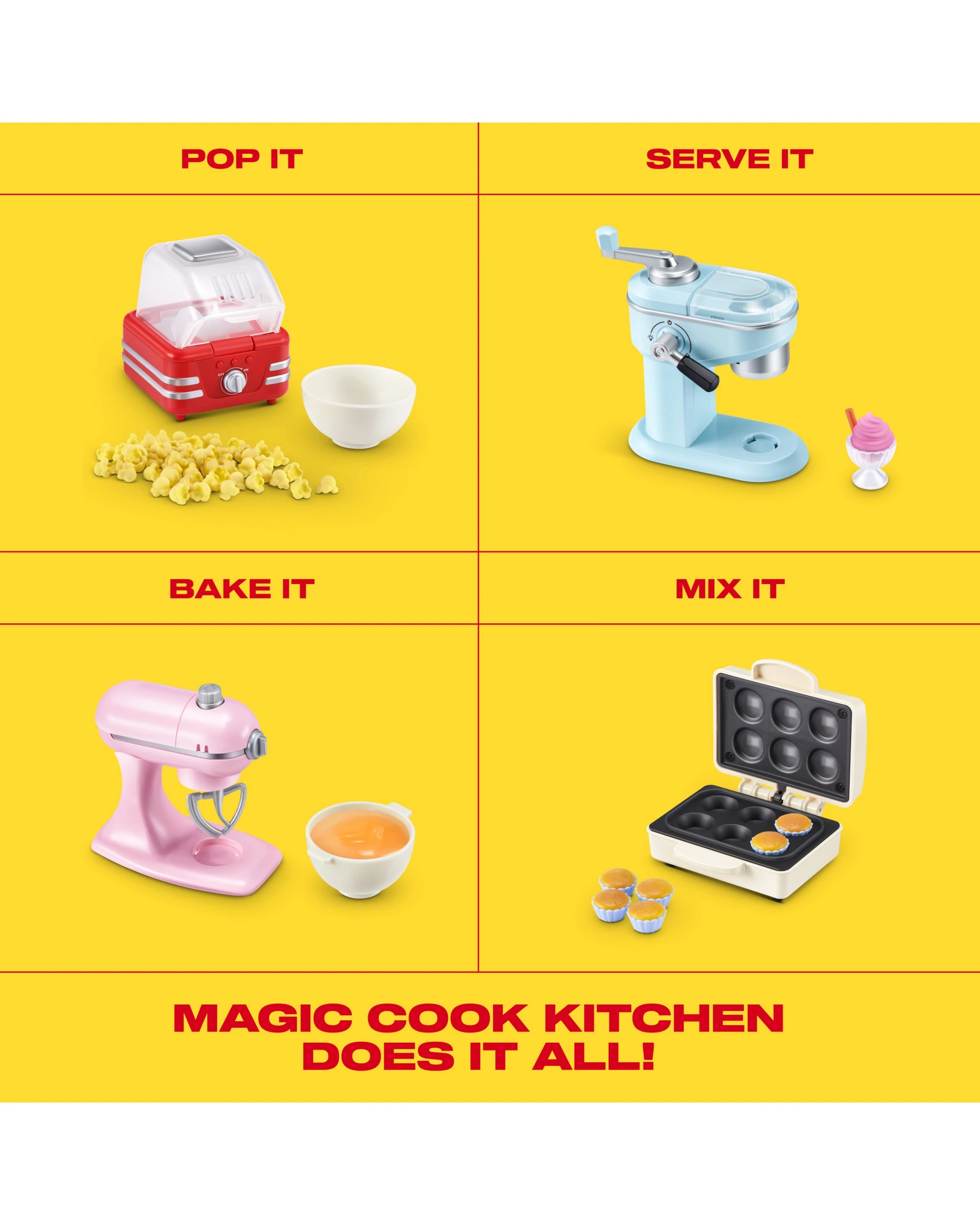 7 Mini Brands Really Works Magic Cook Kitchen Capsule Series 1 by ZURU - Assorted - Multi, 7 of 8