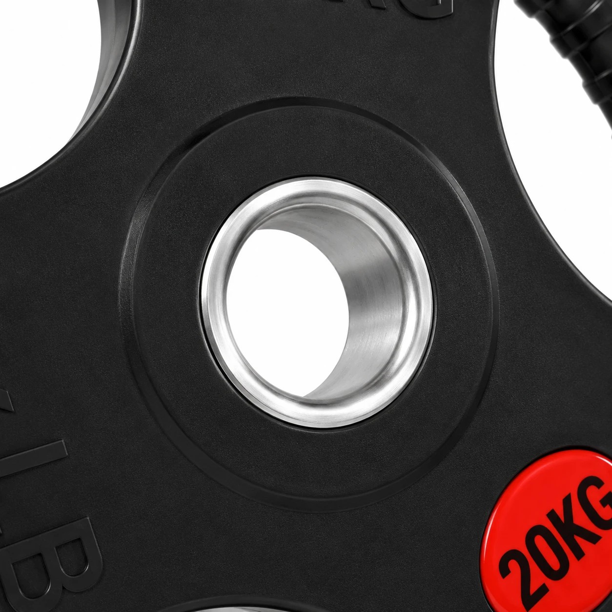 6 Fitness Master 20kg Rubber Olympic Weight Plate Single Gym Barbell Plate, 6 of 10