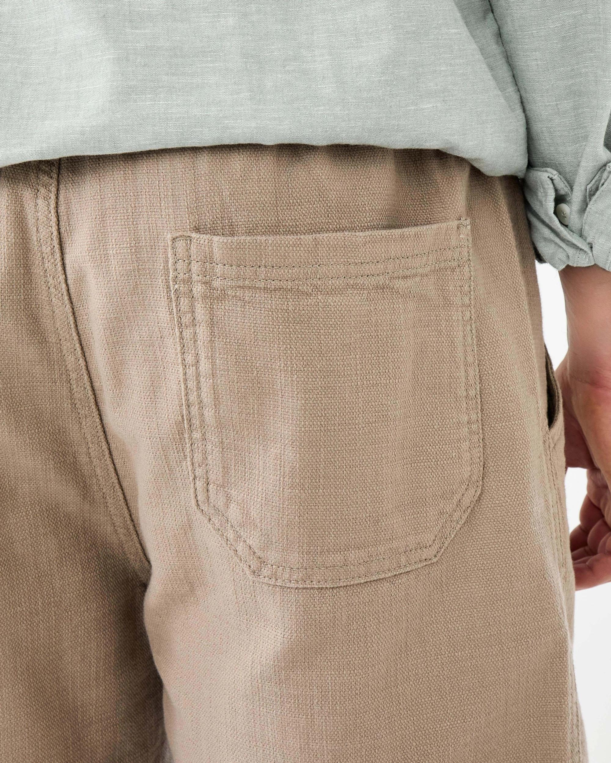 6 Cotton Slub Volley Shorts Bge Cashew, 6 of 7