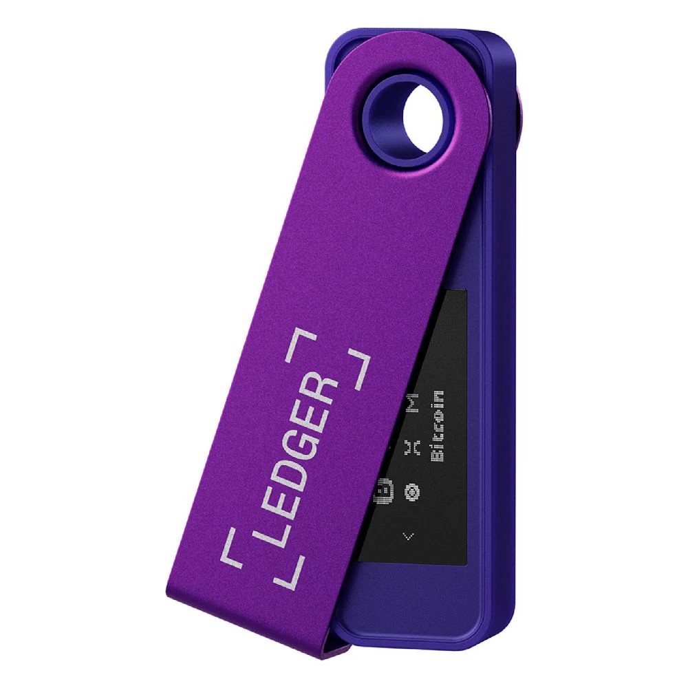 8 Ledger Nano S Plus Crypto Wallet Purple Amethyst, 8 of 8