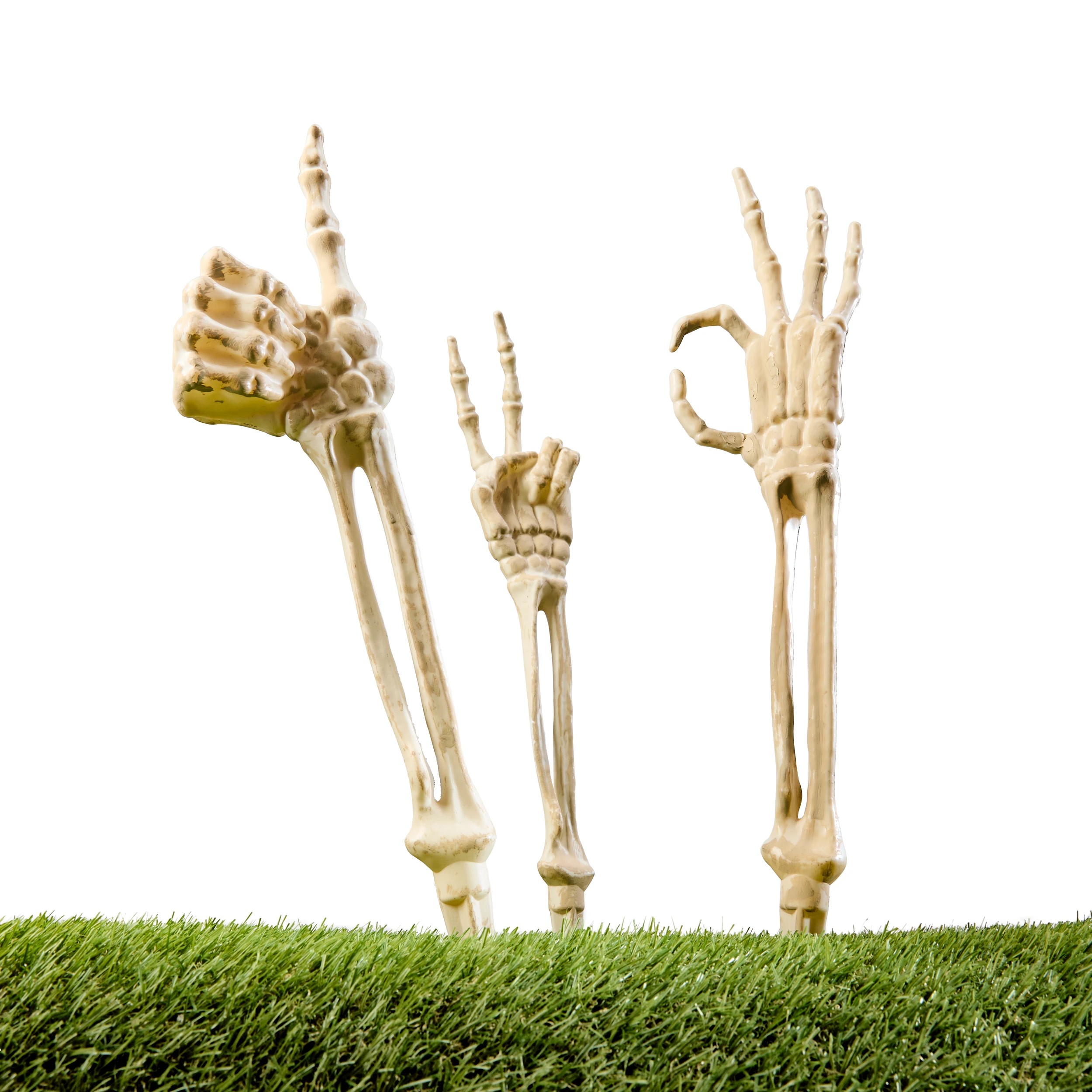 2 3 Piece Skeleton Hand Stakes, 2 of 9