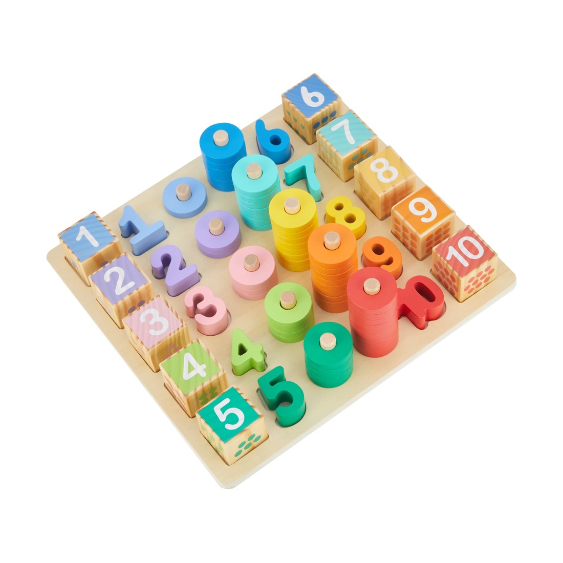 5 Wooden Play: Wooden Mega Stack and Count, 5 of 9