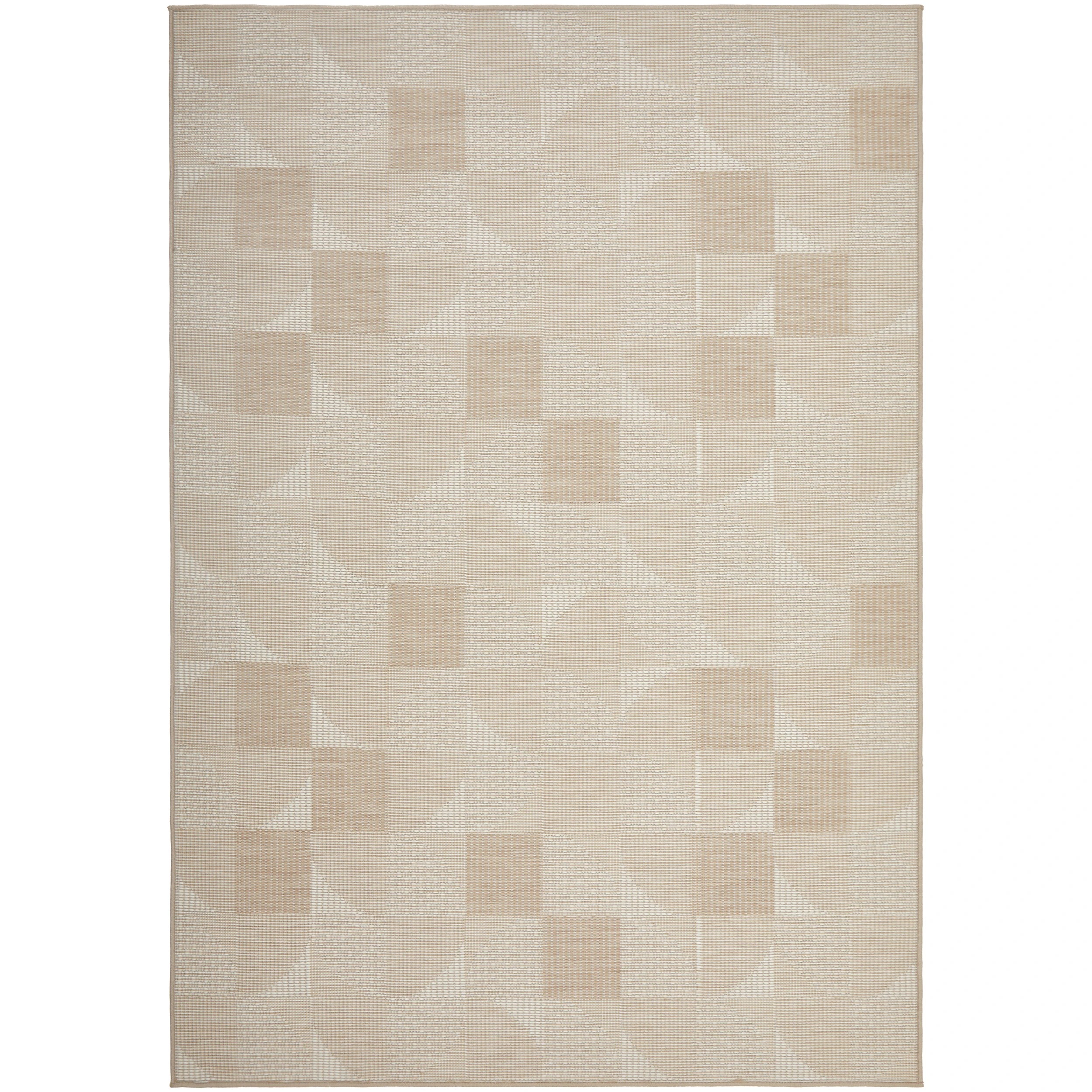 2 Common Ground Rugs Palmline Selin 380x280cm - Extra Large Outdoor Rug - Beige, 2 of 7