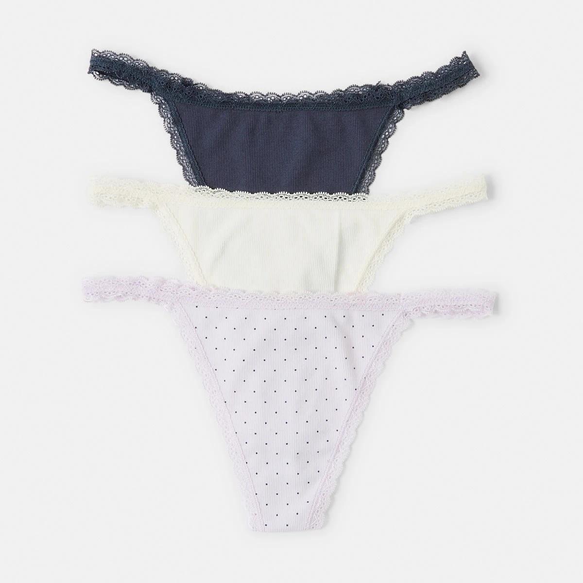 1 3 Pack Seamfree G-String Briefs Lily Spt, 1 of 9