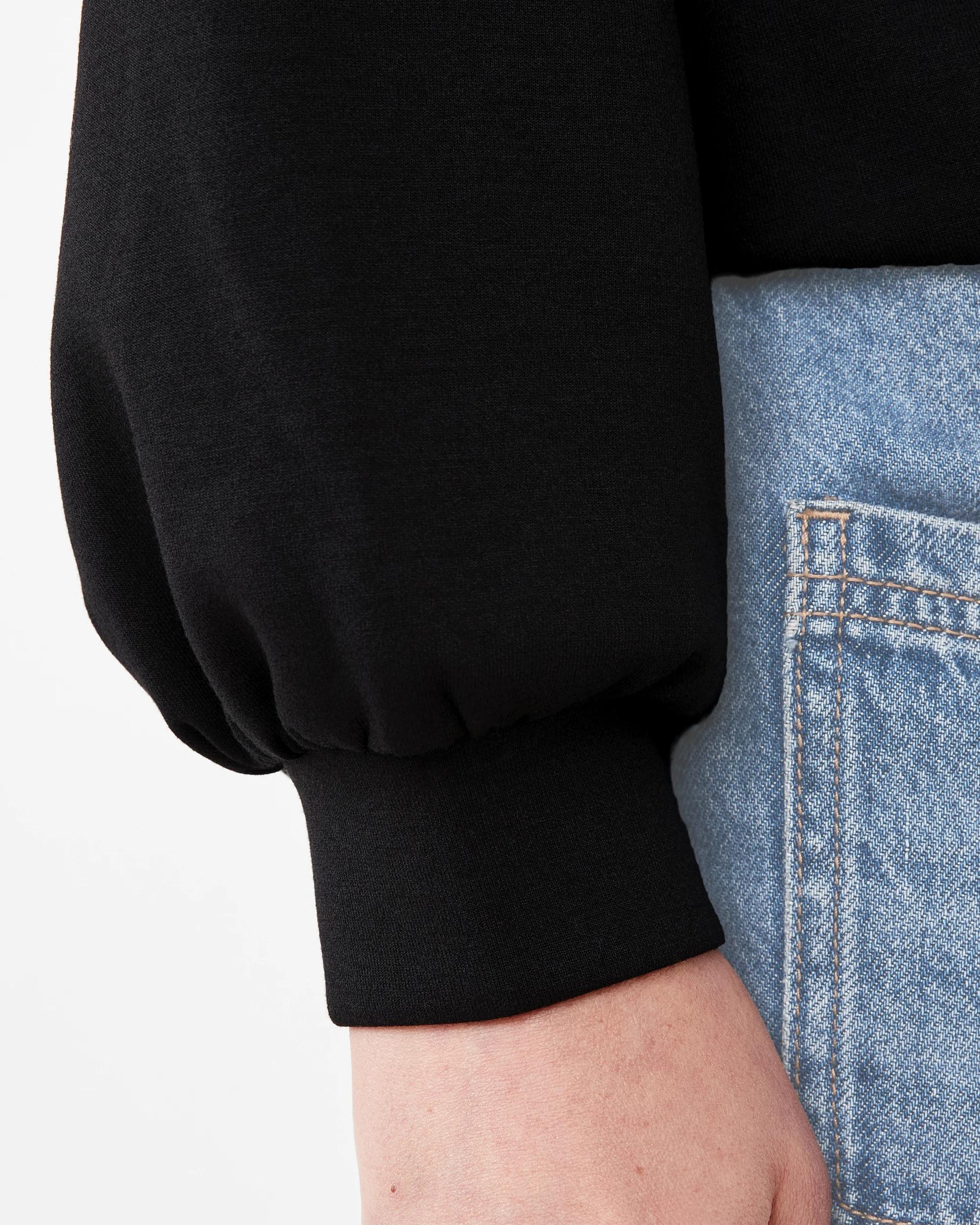 6 Scuba Bubble Sweatshirt Black, 6 of 6