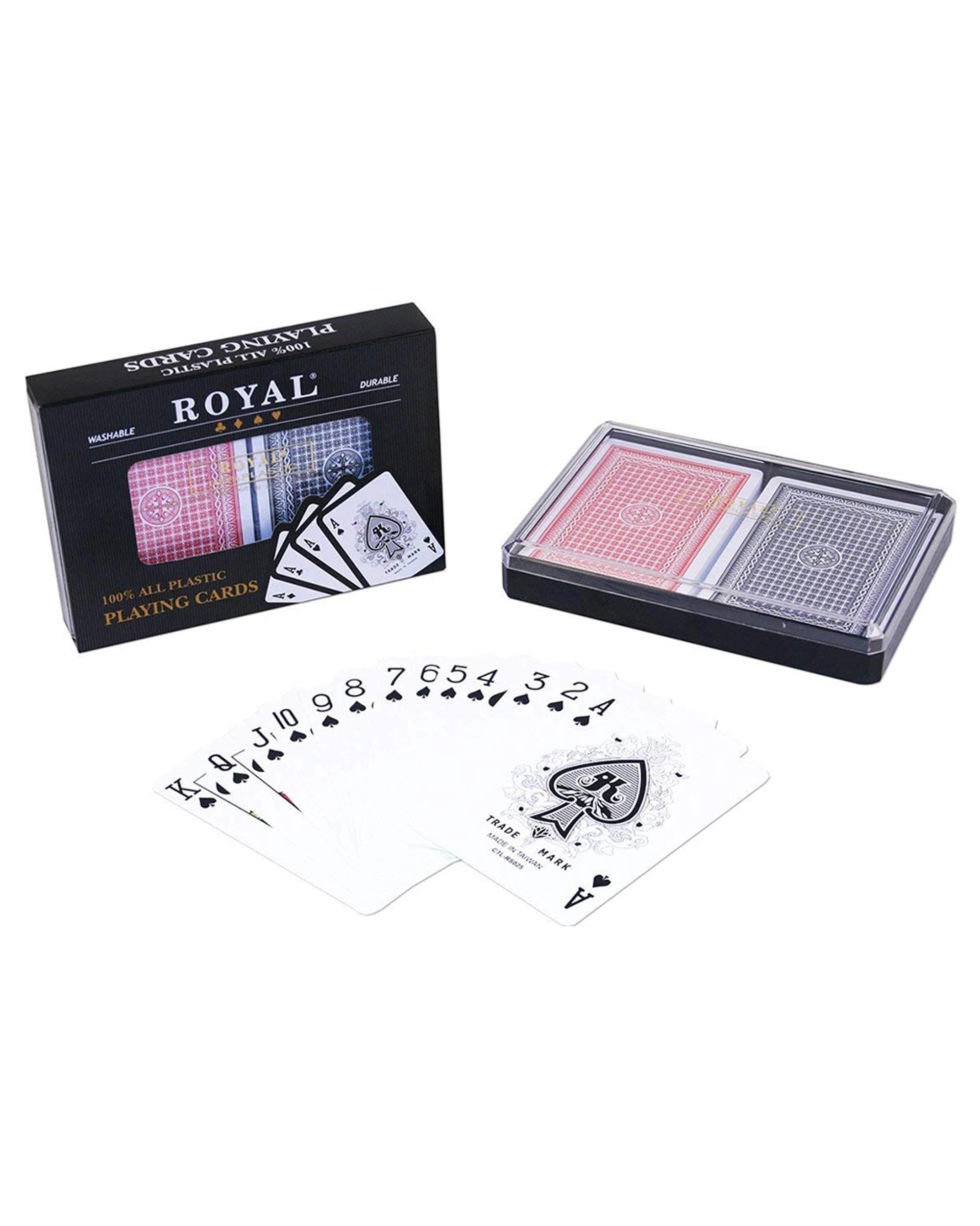 1 Royal Plastic Playing Cards Double Pack, 1 of 1