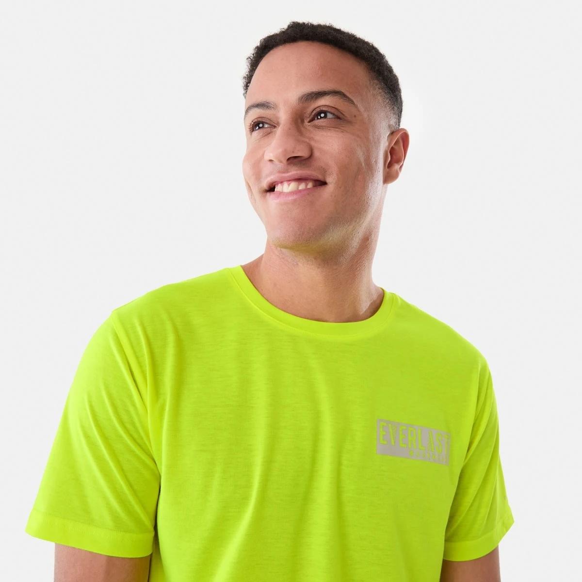 4 Everlast Mens Workwear Hi-Visibility T-shirt FLURO YELLOW, 4 of 7