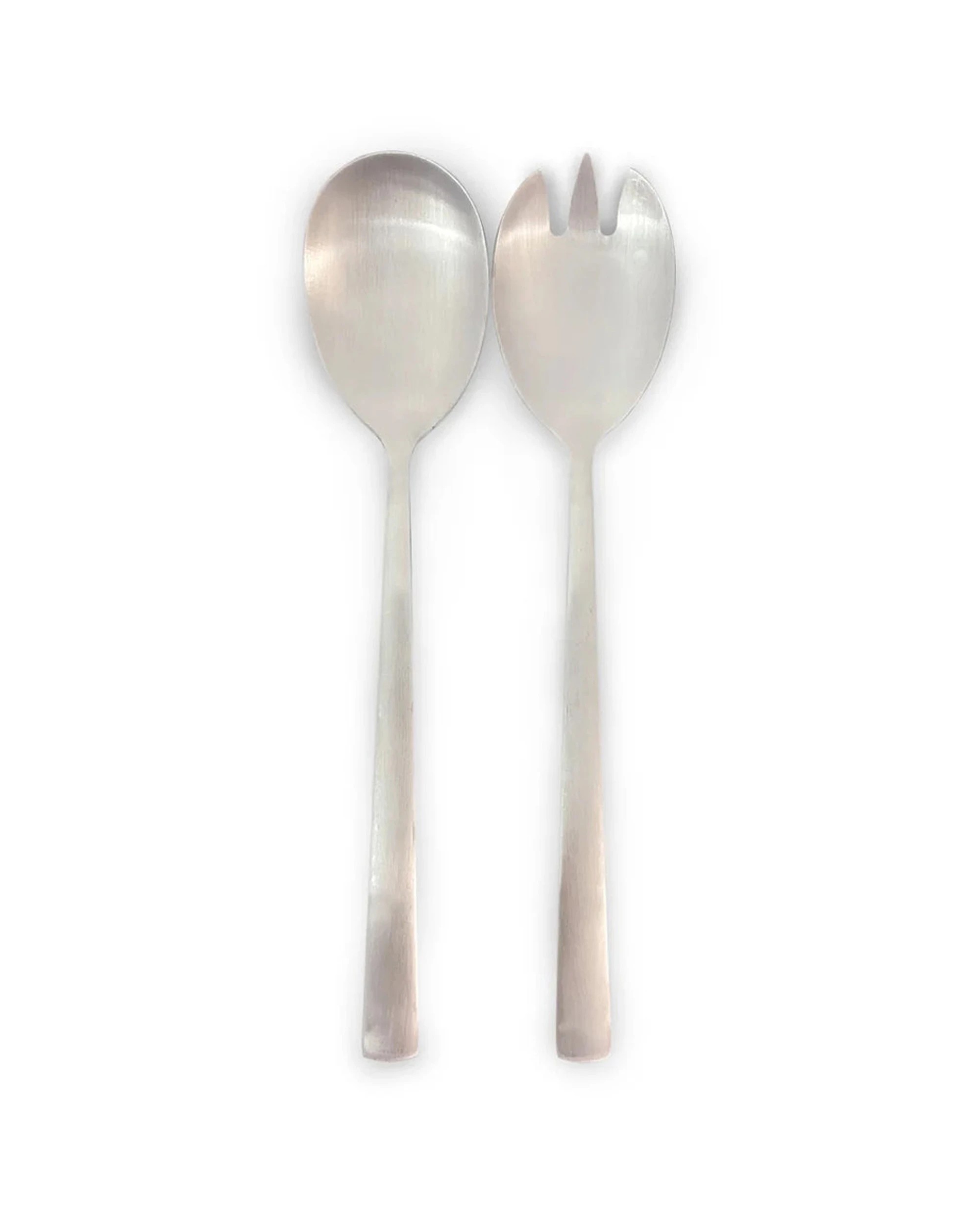 1 Classica 2pc St Clare Nordic Stainless Steel Salad Fork Set - Silver, 1 of 1