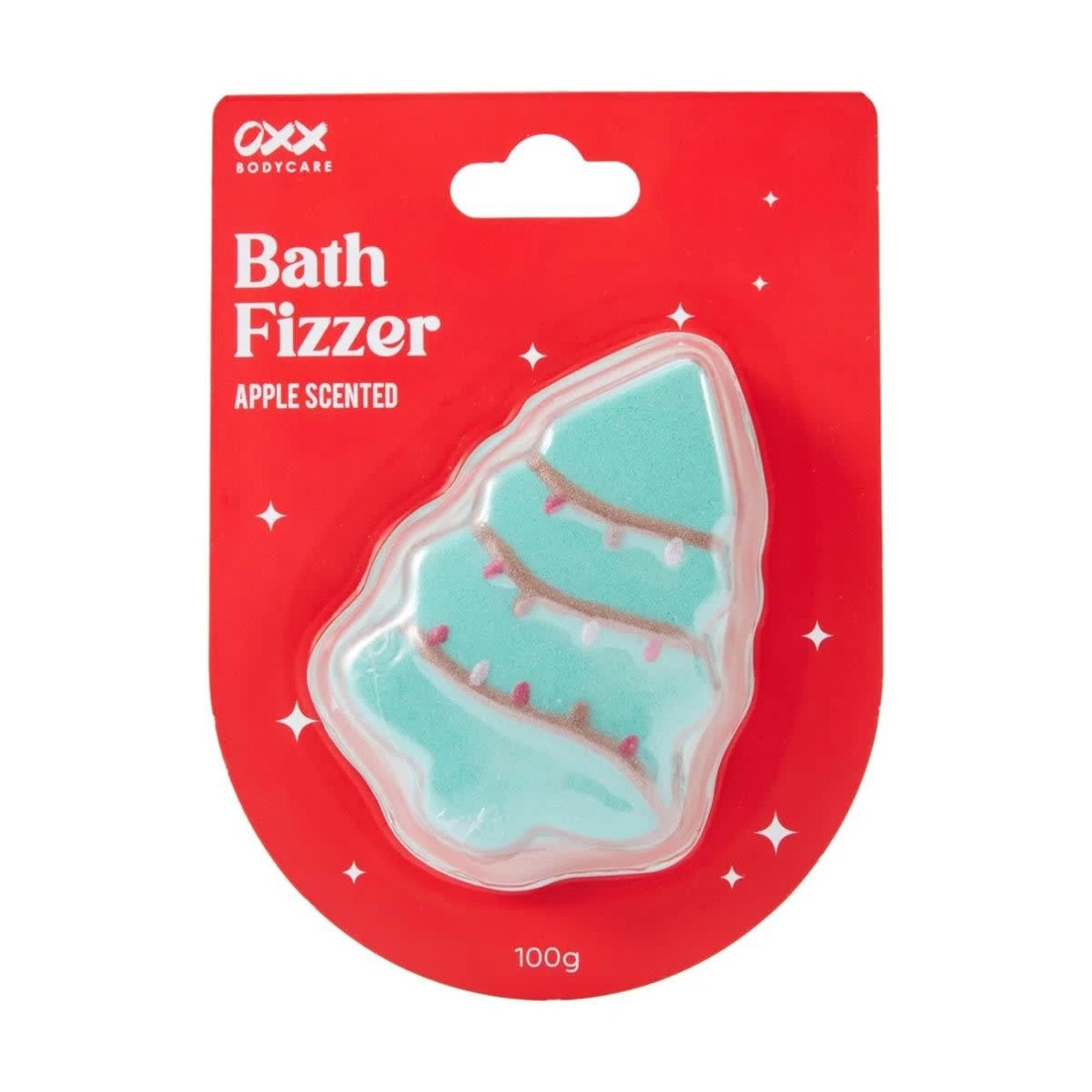 1 OXX Bodycare Bath Fizzer 100g - Christmas Tree, 1 of 5
