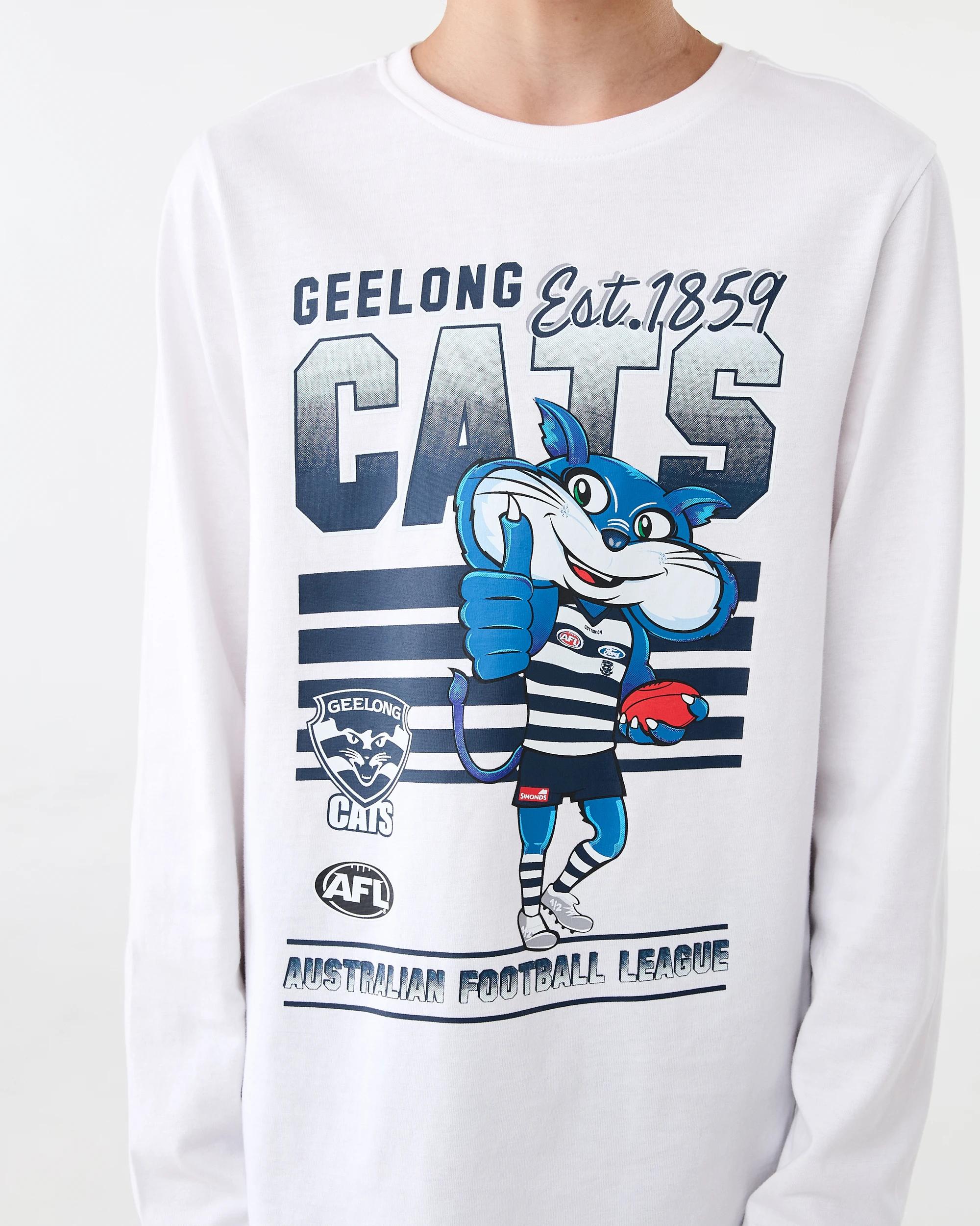 5 Official AFL Kids Pyjama Set Geelong, 5 of 7