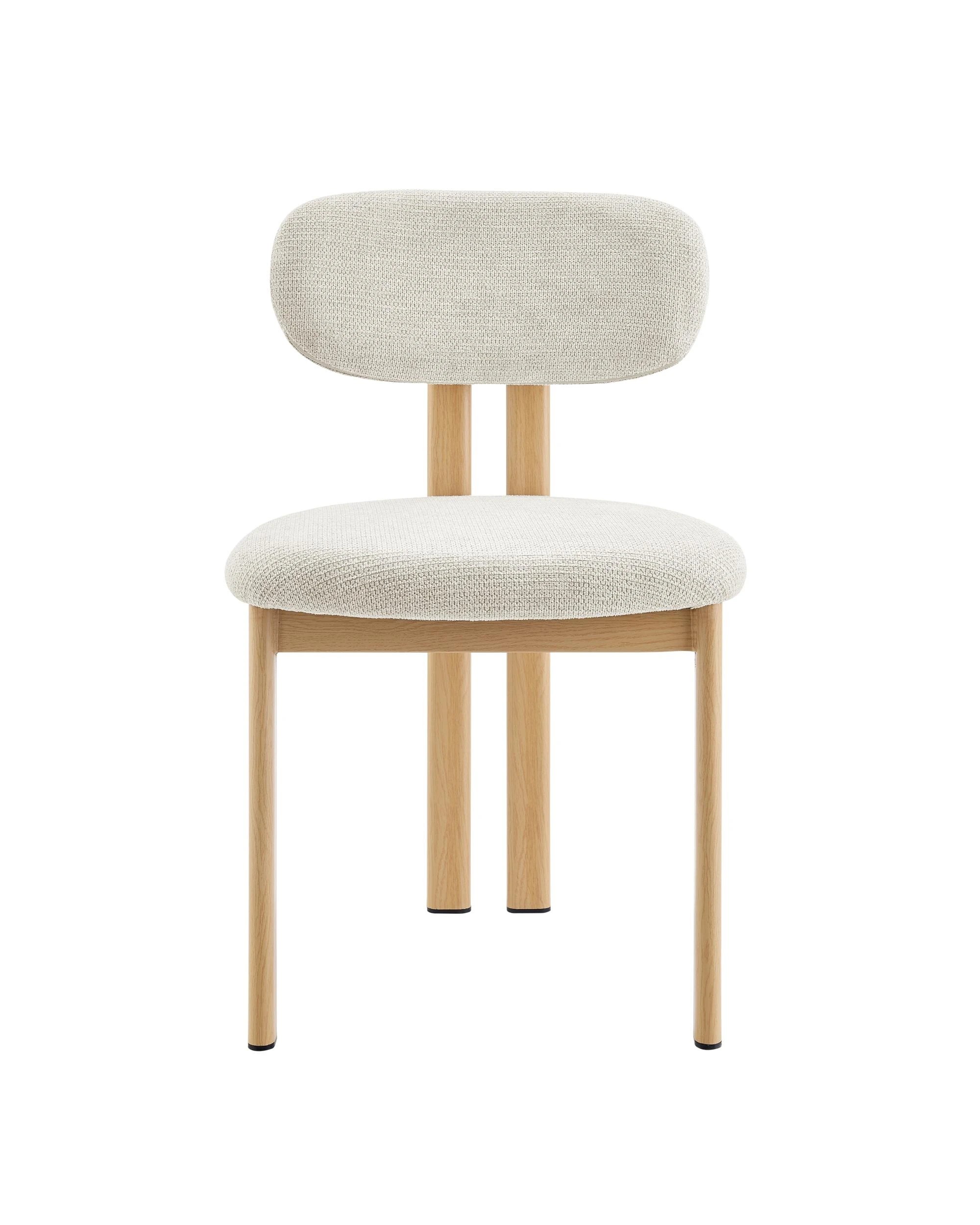 4 Kodu Hilda Dining Chairs Pair Set of Two - White, 4 of 10