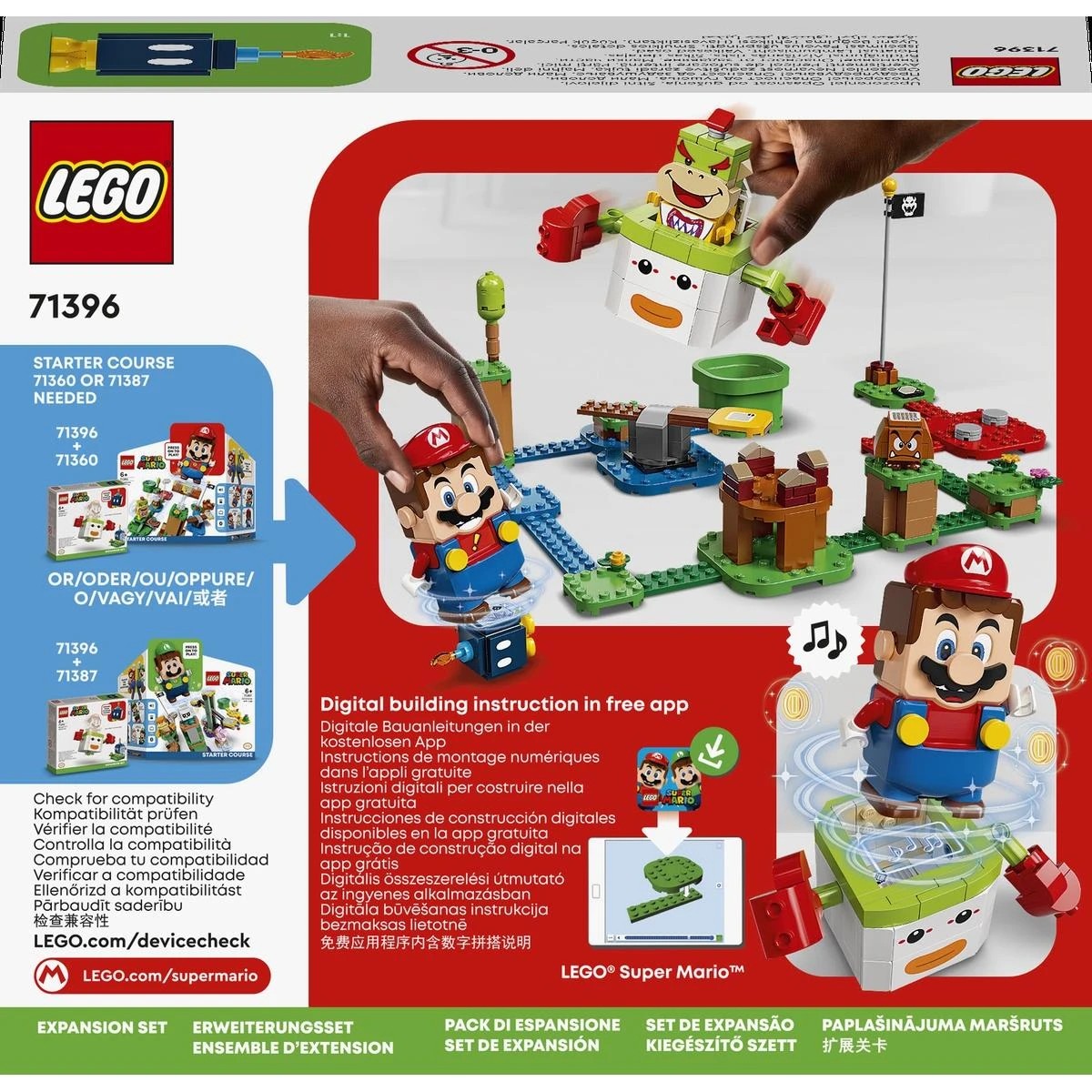 9 LEGO Super Mario Bowser Jr.'s Clown Car Expansion Set 71396, 9 of 9