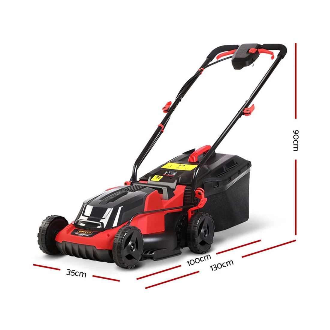 2 Giantz Lawn Mower Cordless 40V Battery Electric Lawnmower 34cm Width - Multi, 2 of 8