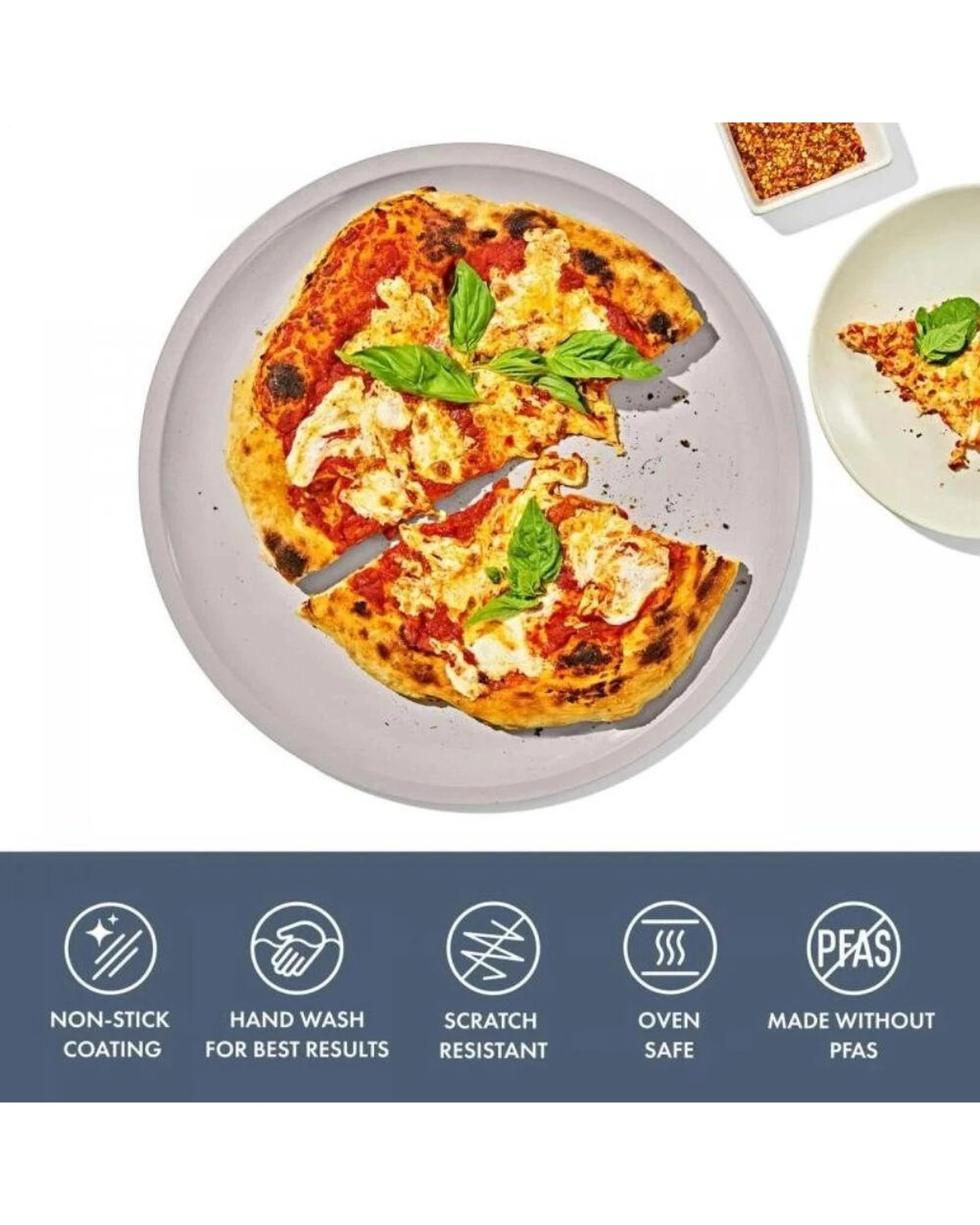 8 OXO Good Grips Ceramic Bakeware Pizza Pan  35.5cm, 8 of 9