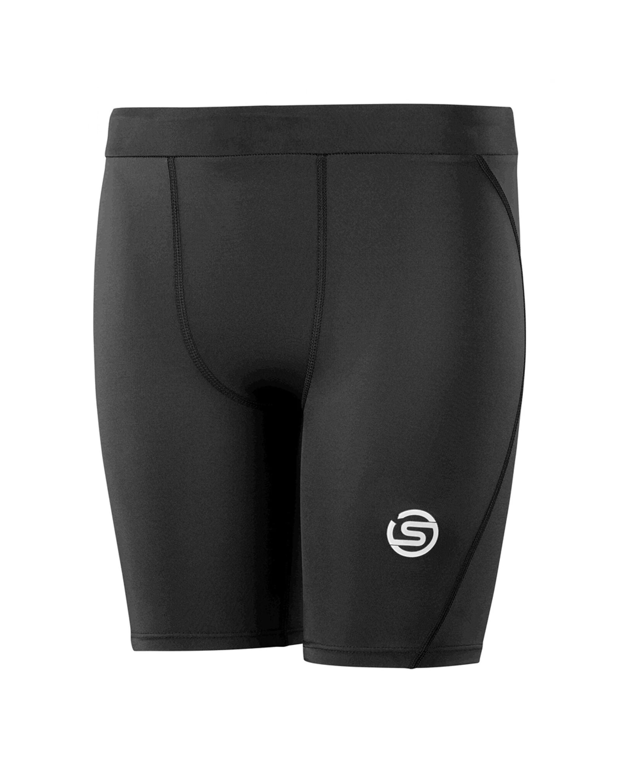 1 SKINS Compression Youth Series 1 Activewear Half Tight BLACK, 1 of 2