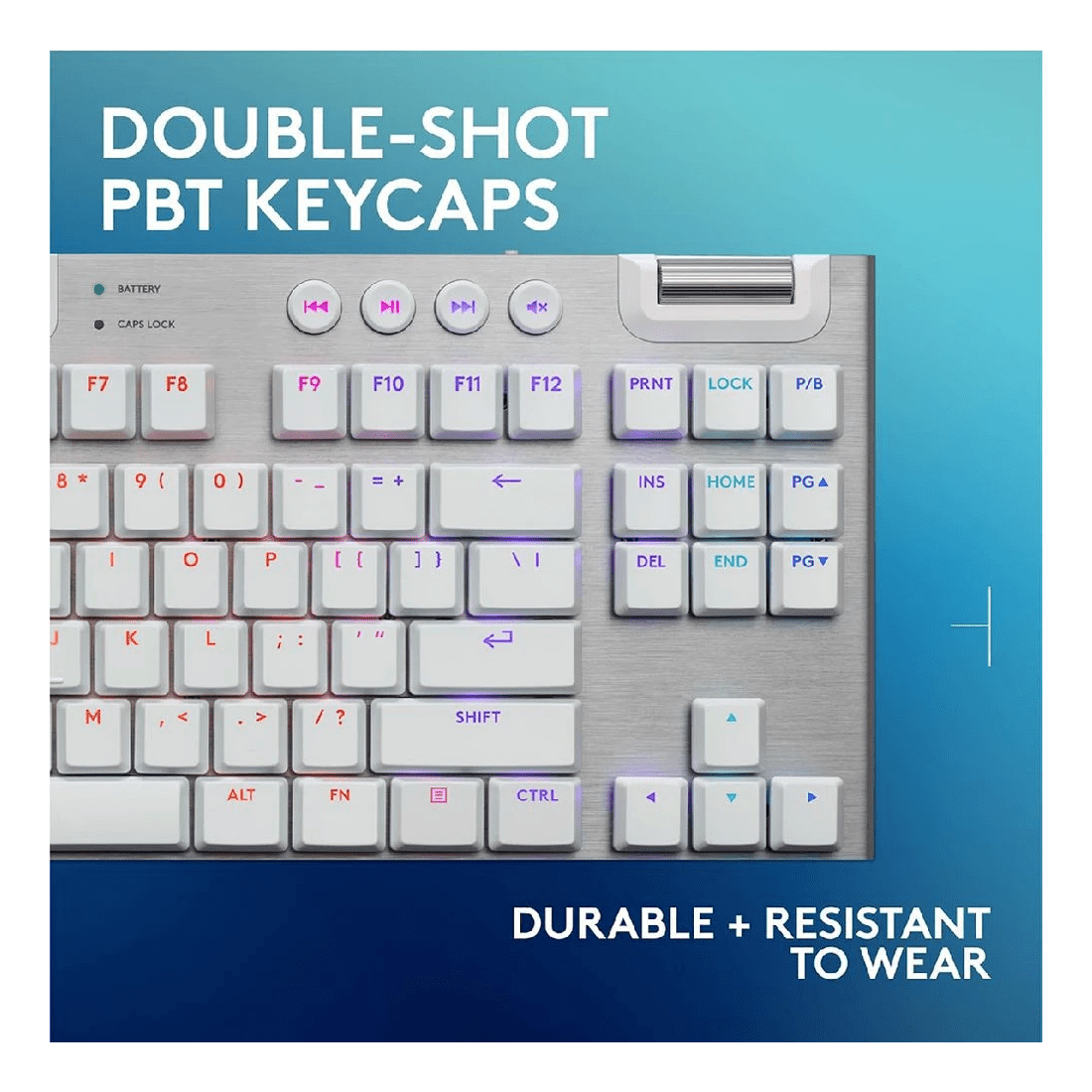 7 Logitech G G915 X TKL Wireless Gaming Keyboard White, 7 of 8