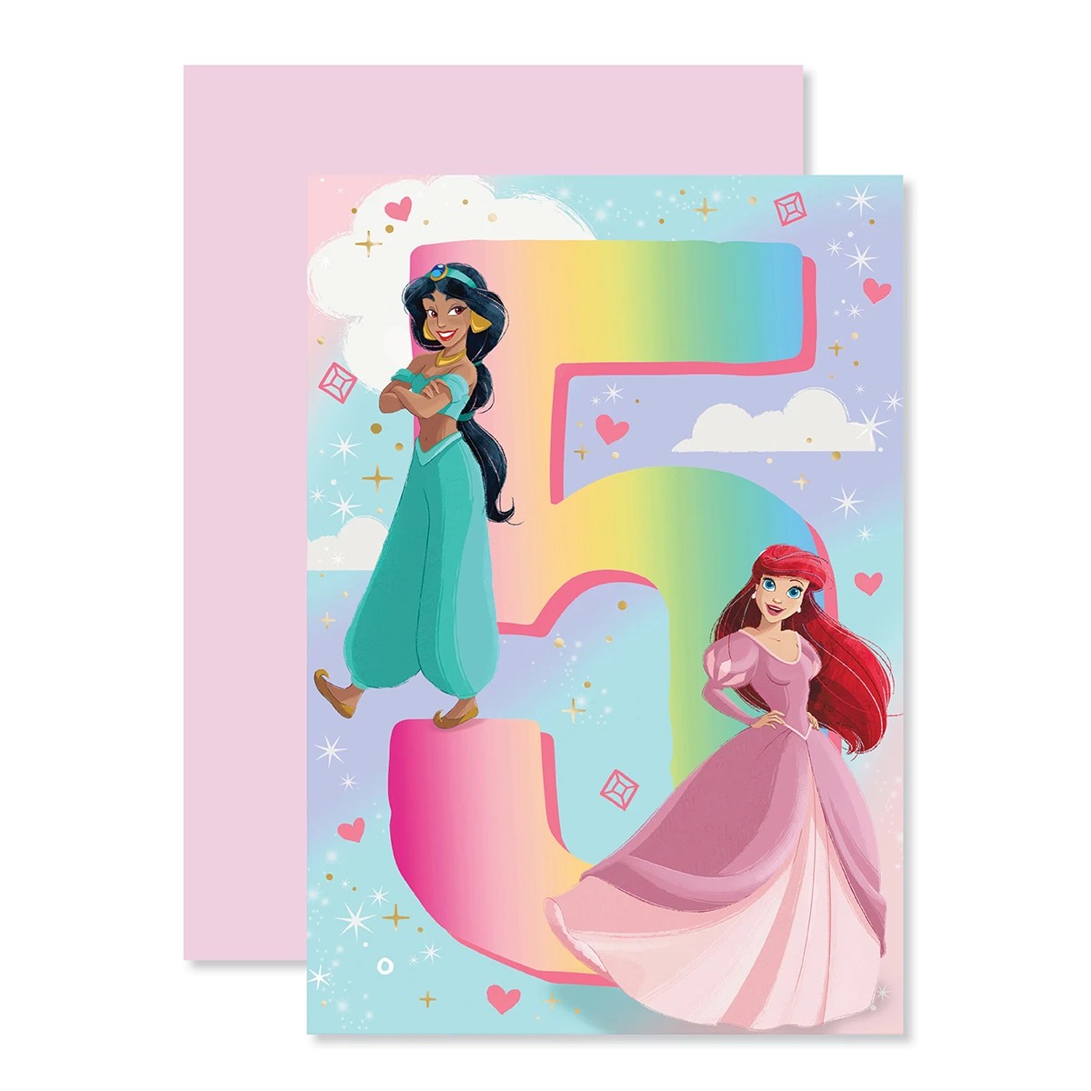 1 Connections from Hallmark 5th Birthday Card - Disney Princess, 1 of 3