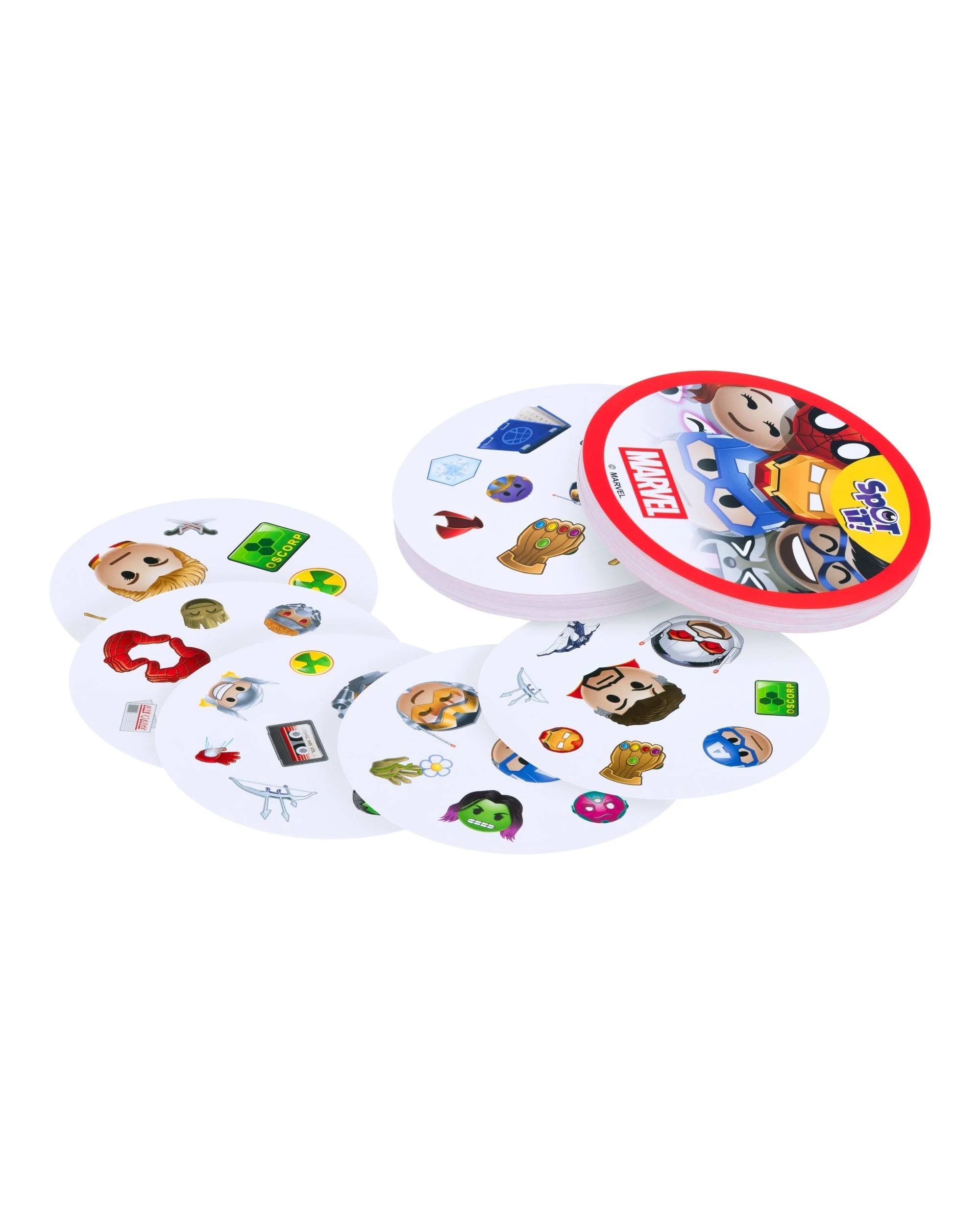 4 Spot It Marvel - Refresh -  Card Game, 4 of 8