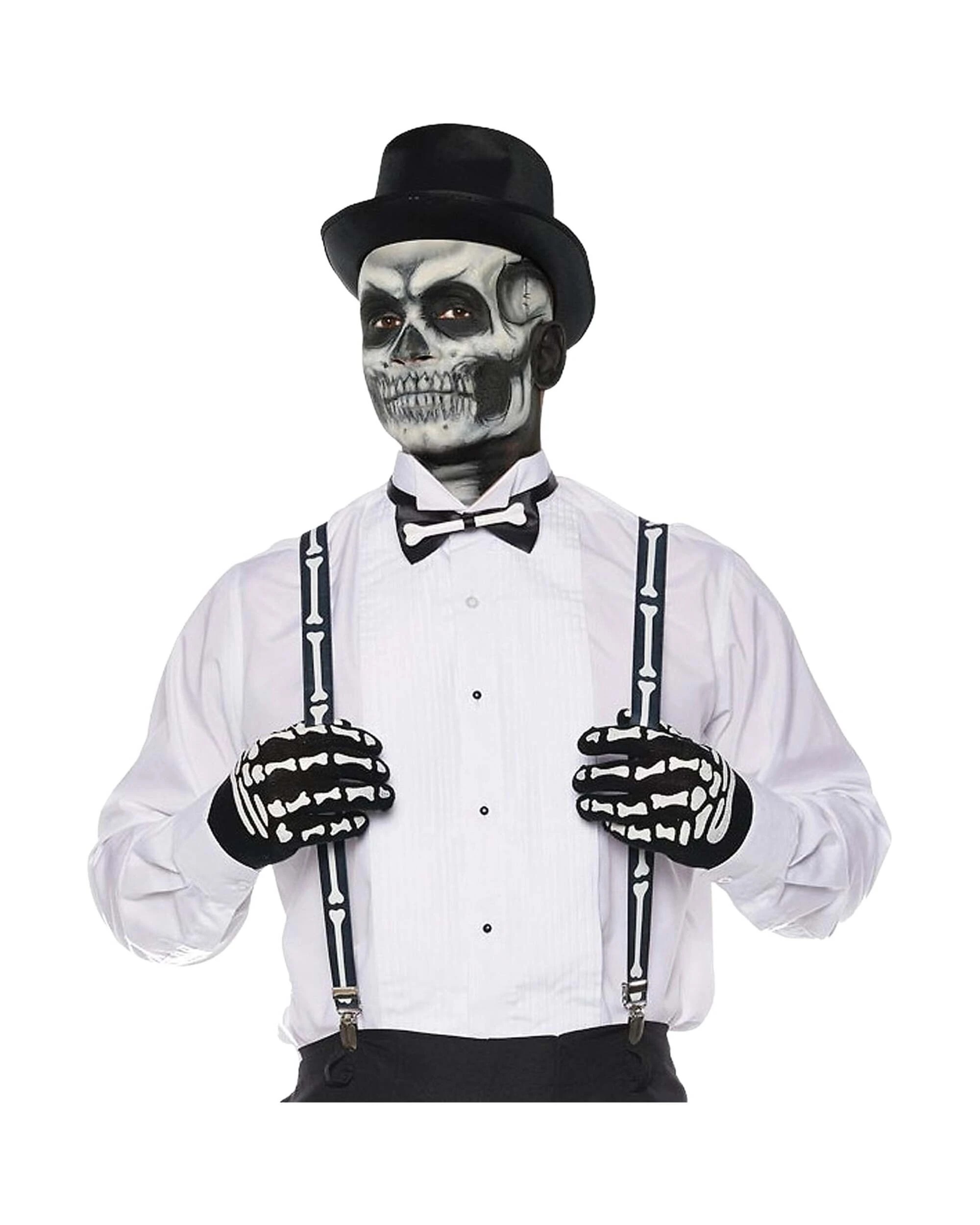 2 Oceana Adult Skeleton Costume Accessory Set - One Size - Multi, 2 of 4