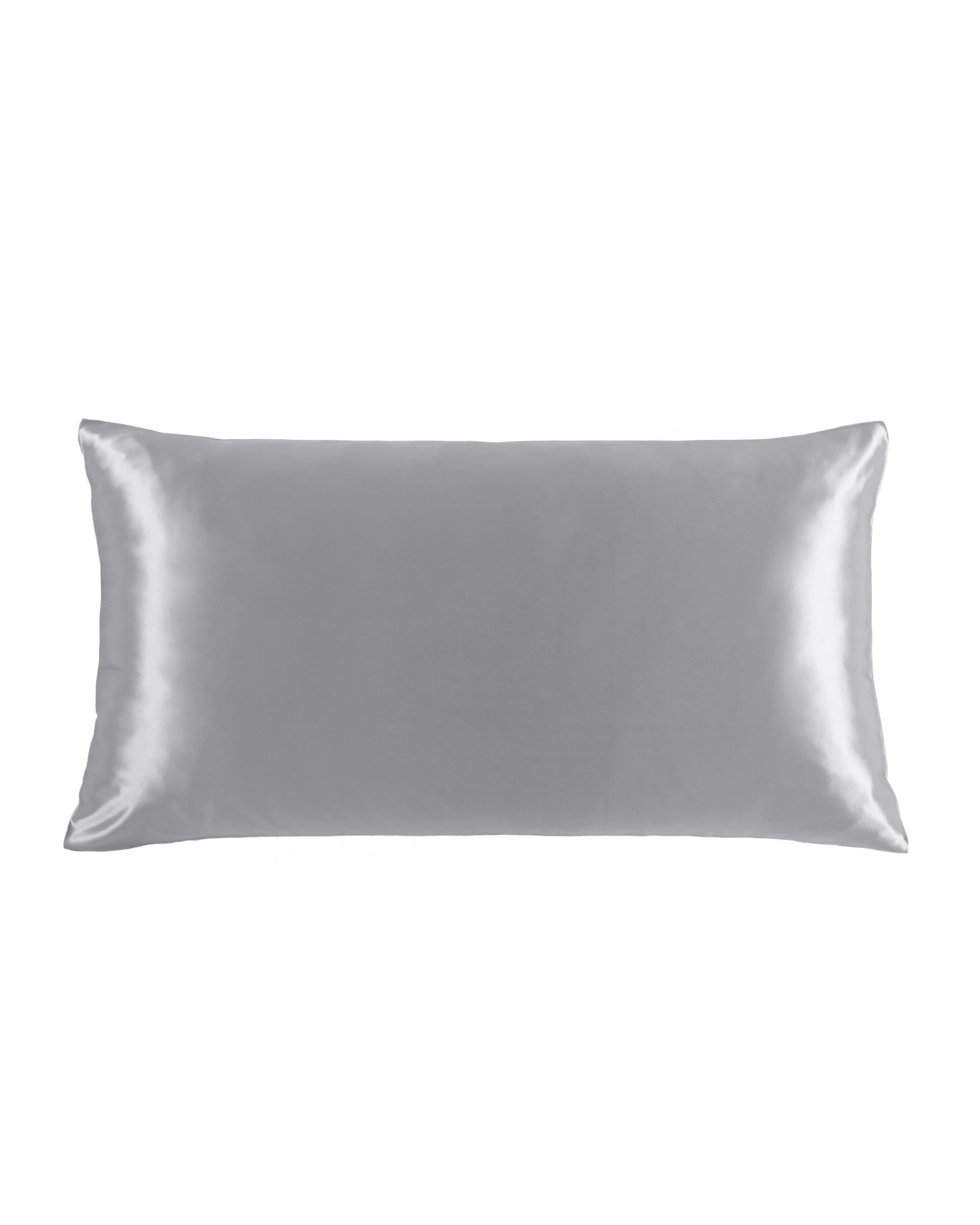 2 Natural Home Luxe Mulberry Silk Pillowcase 25 Momme King Pillowcase 48x90cm - Grey, 2 of 5