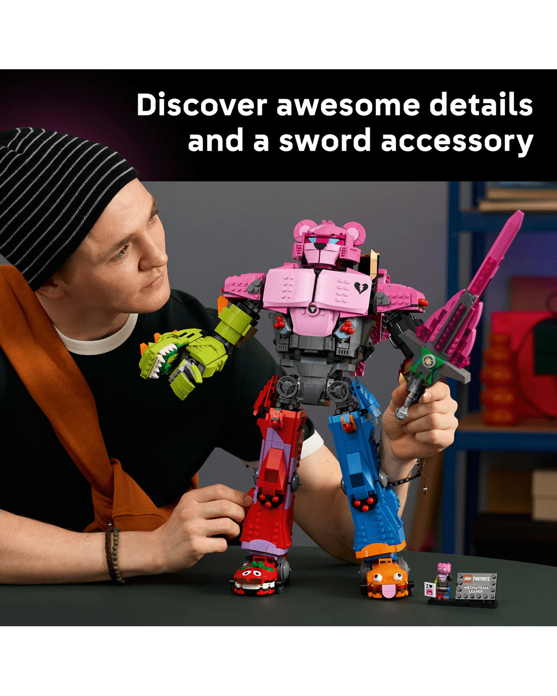 4 LEGO Fortnite Mecha Team Leader 77078, 4 of 10