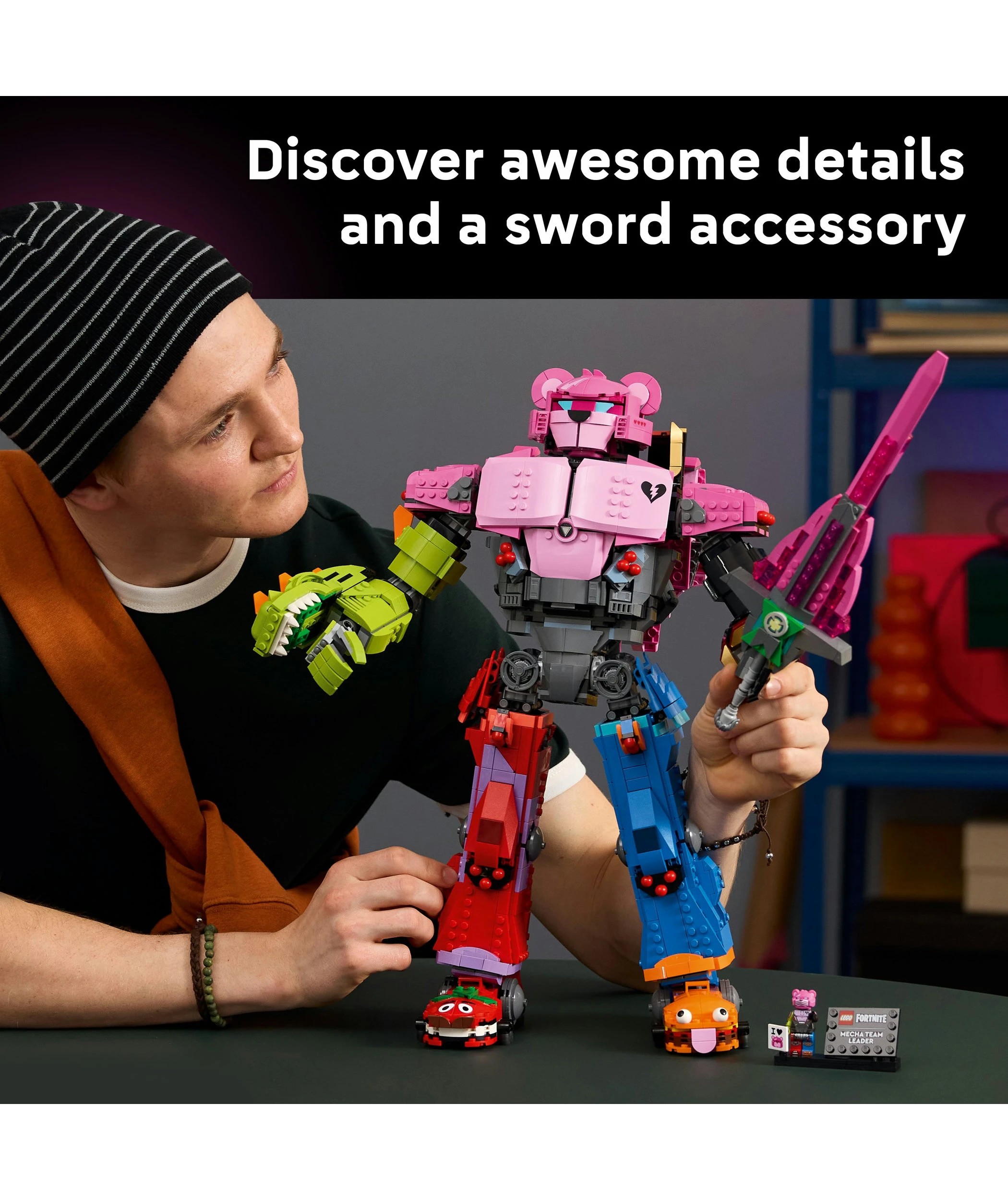 4 LEGO Fortnite Mecha Team Leader 77078, 4 of 10