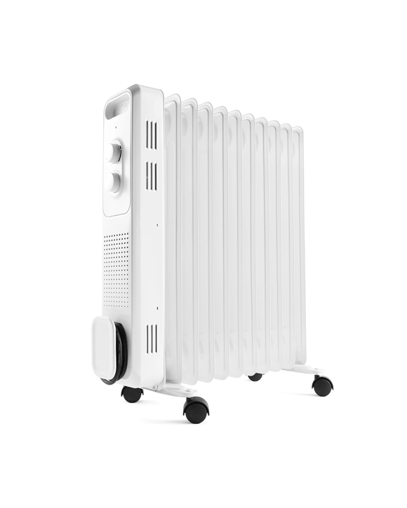 11 Fin Oil Heater - Grey