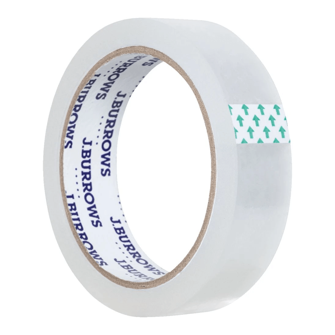 2 J.Burrows Clear Tape Roll 24mmX50m 6 Pack, 2 of 2