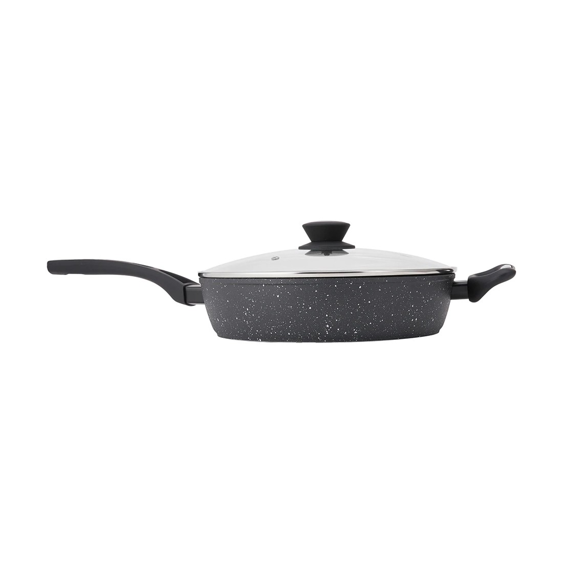 1 30cm Stone Blast Saute Pan - Black, 1 of 7