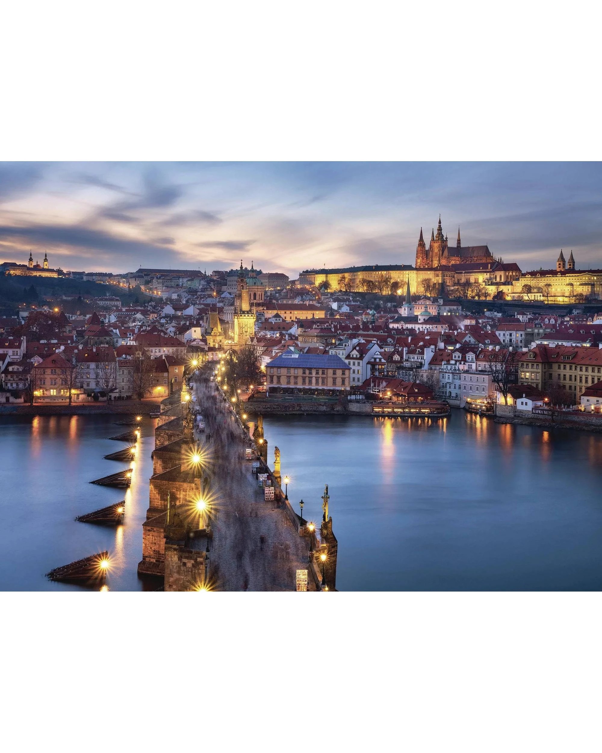 1 Ravensburger Prague at Night 1000 Piece Jigsaw Puzzle, 1 of 1
