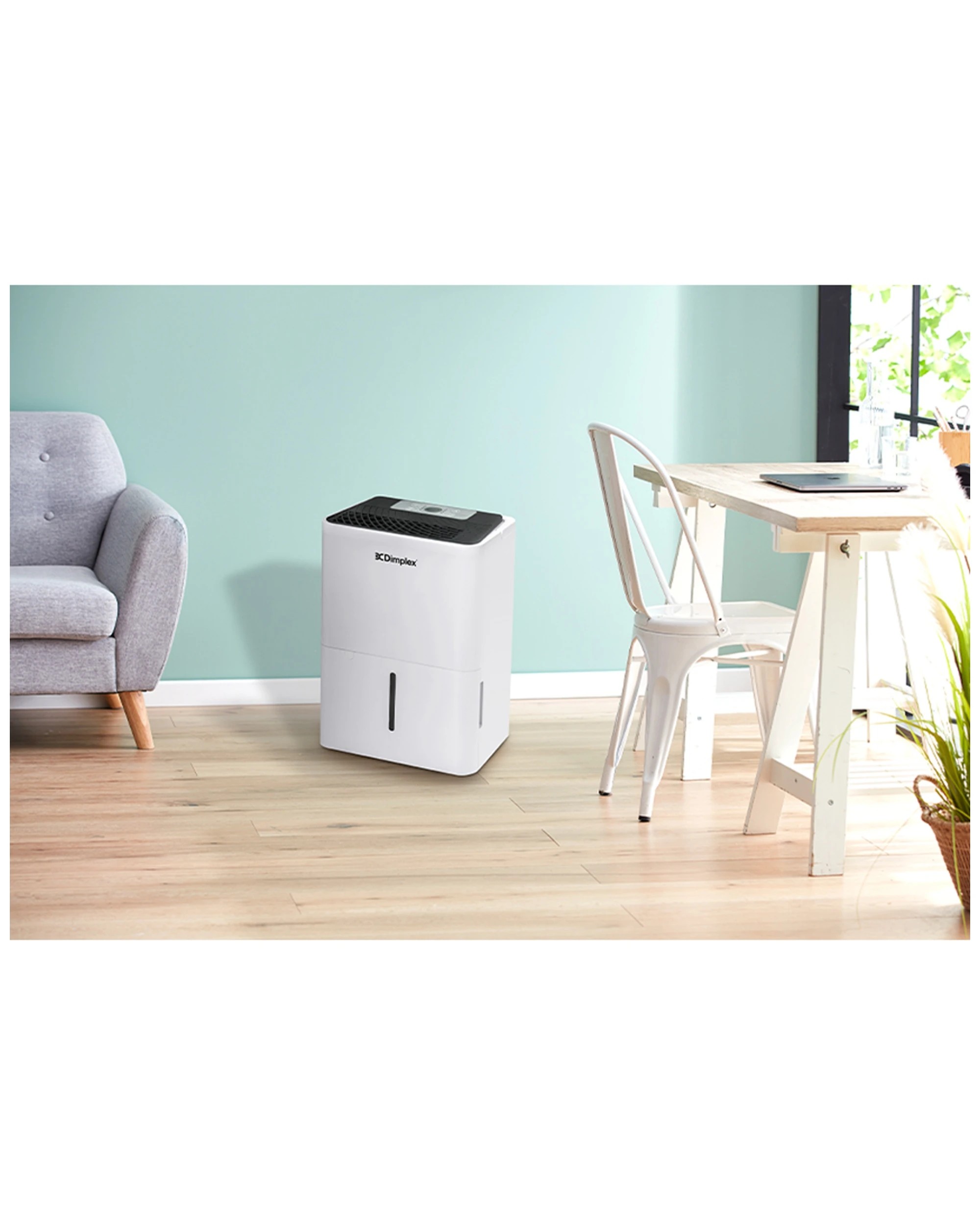 2 Dimplex Dc12depur 12l 270w Portable Dehumidifier W/hepa Air Cleaner/purifier - White, 2 of 8